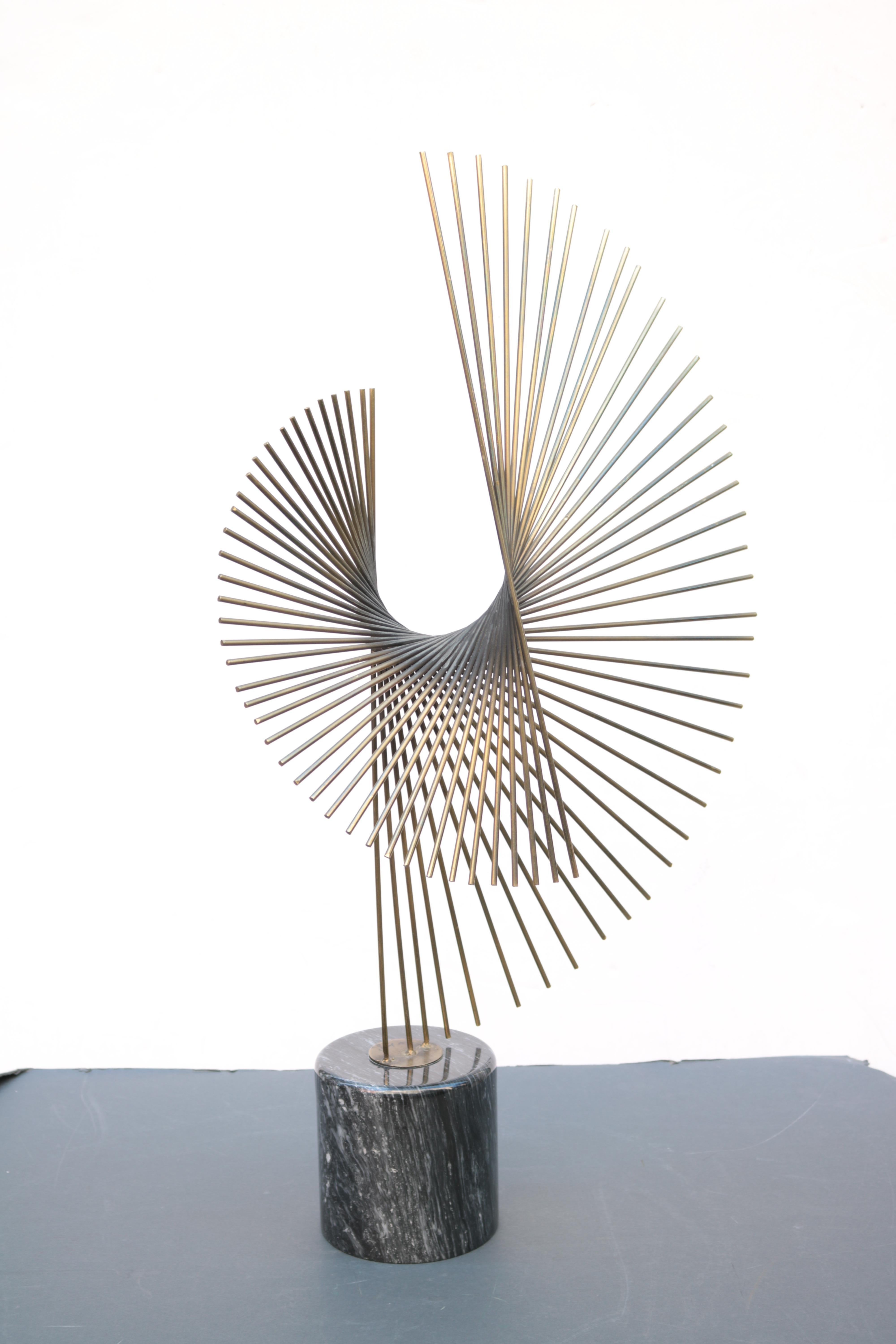 American Curtis Jere Modernist Table Sculpture
