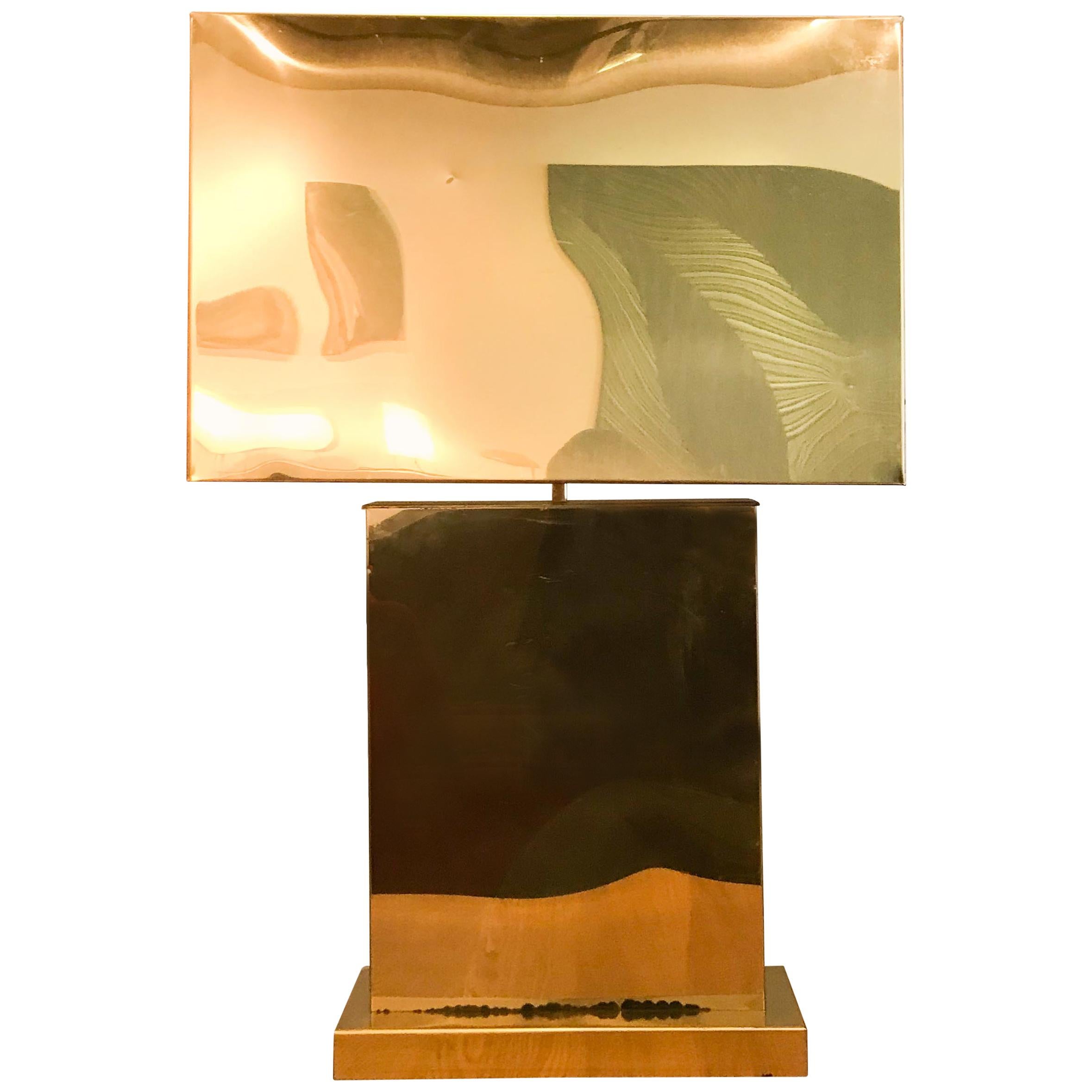 Curtis Jere Monumental Table Lamp For Sale