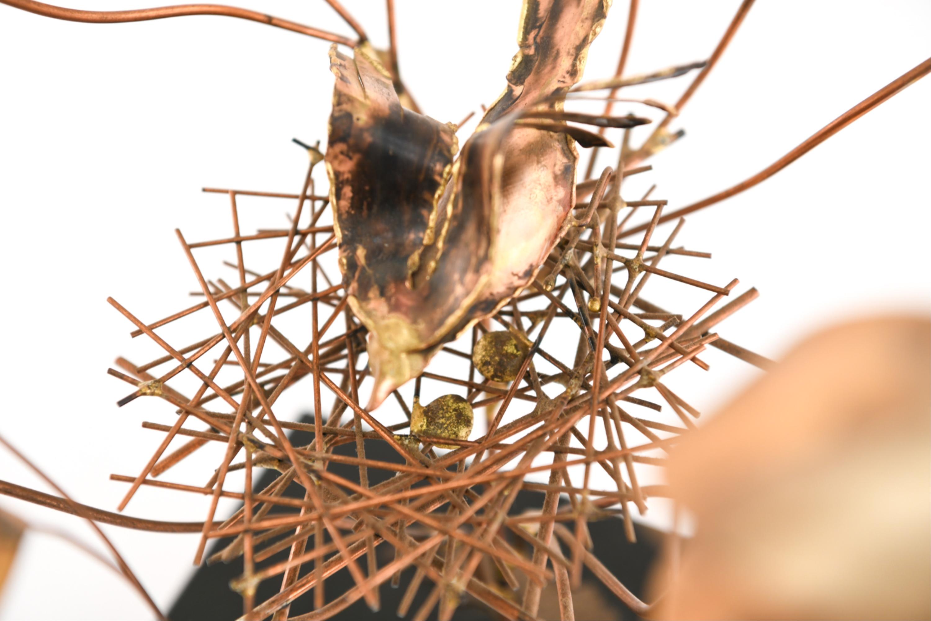 Curtis Jere Nesting Bird Sculpture In Good Condition In Norwalk, CT