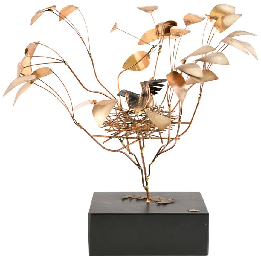 Curtis Jere Nesting Bird Sculpture