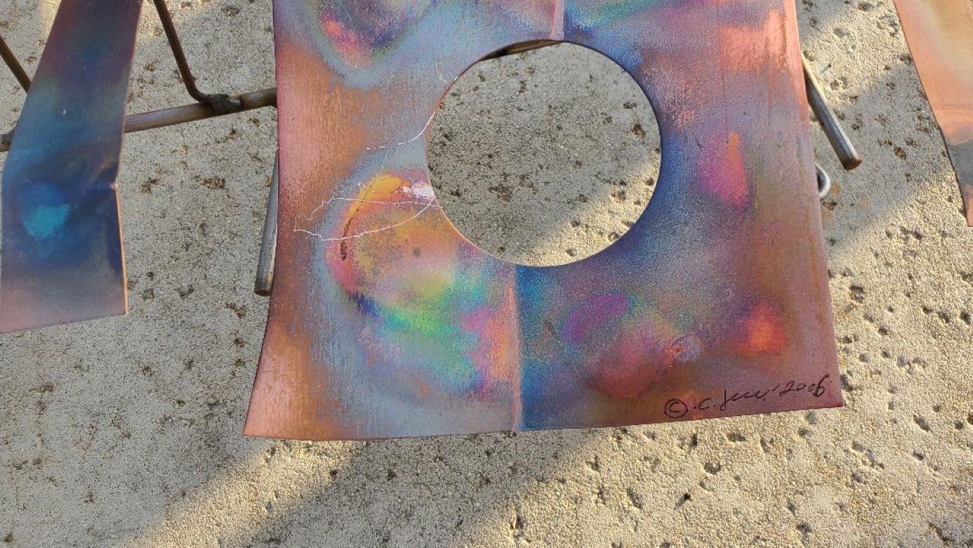 Sculpture murale de 2 pièces Curtis Jere ou C jere de métaux mélangés signée cjere 2006 en vente 7