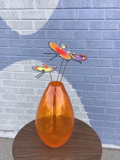 Curtis Jeré Orange Butterflies, set of 3