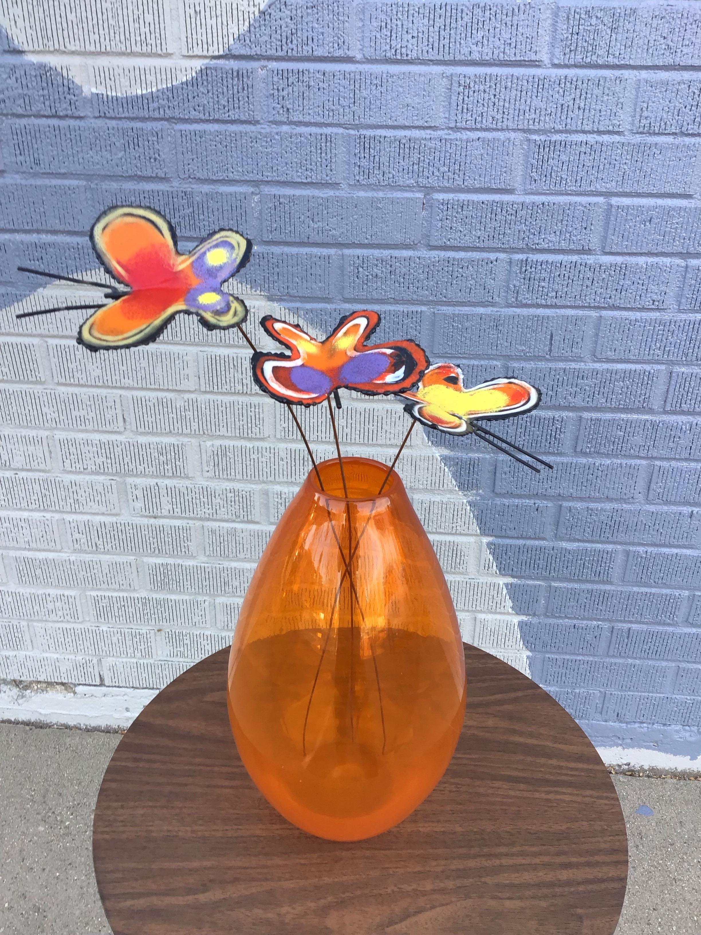 Farfalle arancioni Curtis Jeré, set di 3 pezzi In condizioni buone in vendita a Wheat Ridge, CO