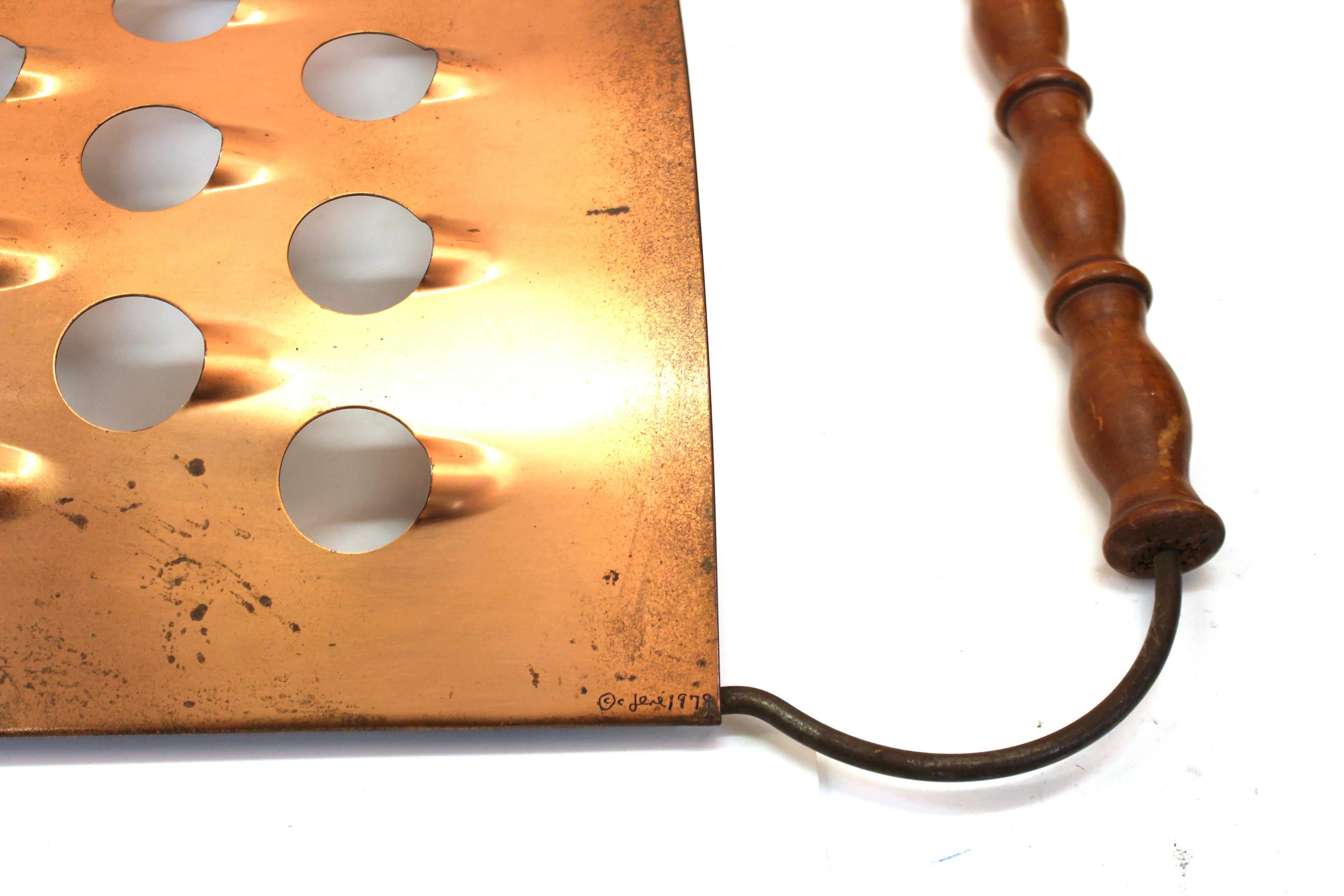 Curtis Jere Oversized Cheese Grater Wall Sculpture 3