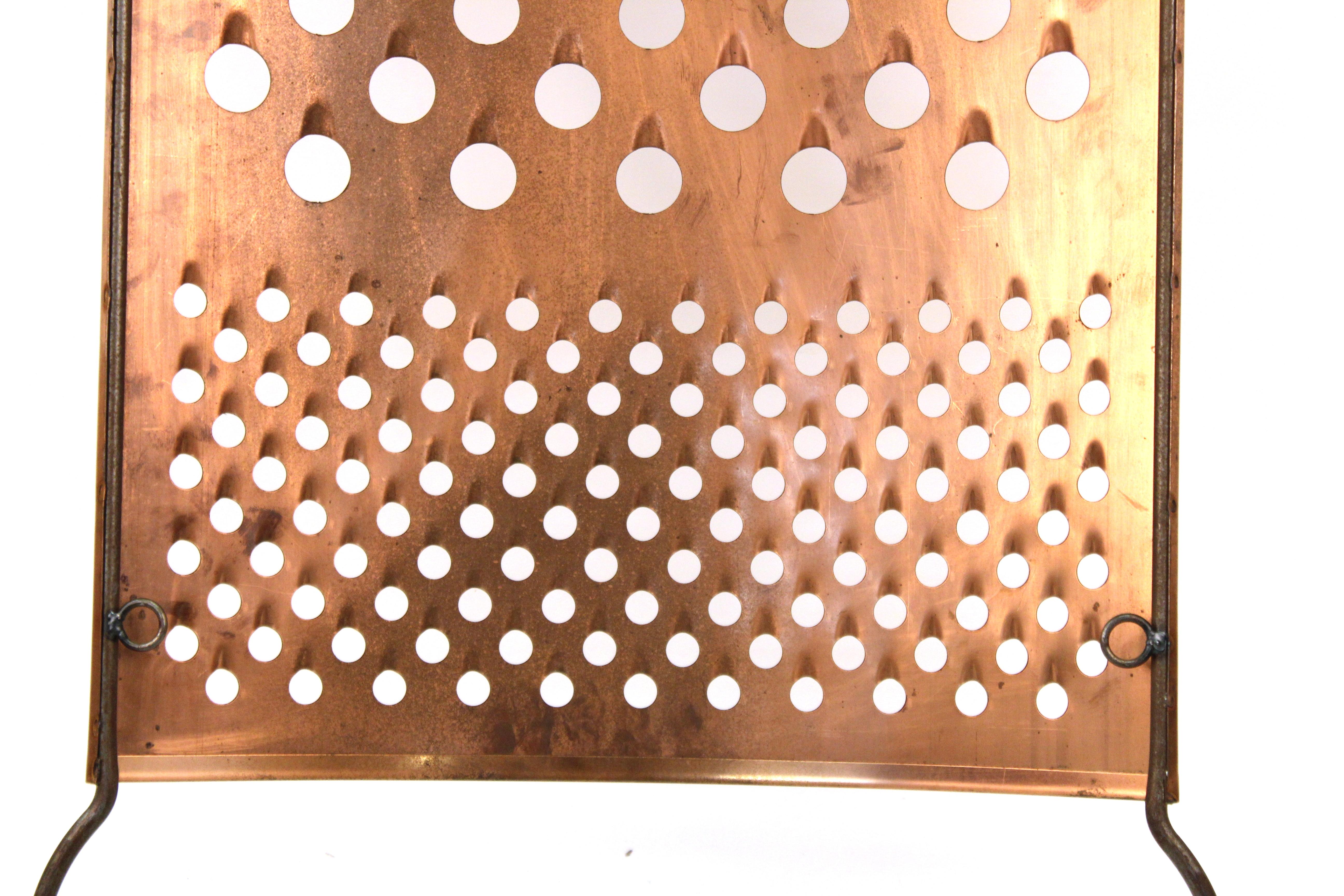 American Curtis Jere Oversized Cheese Grater Wall Sculpture
