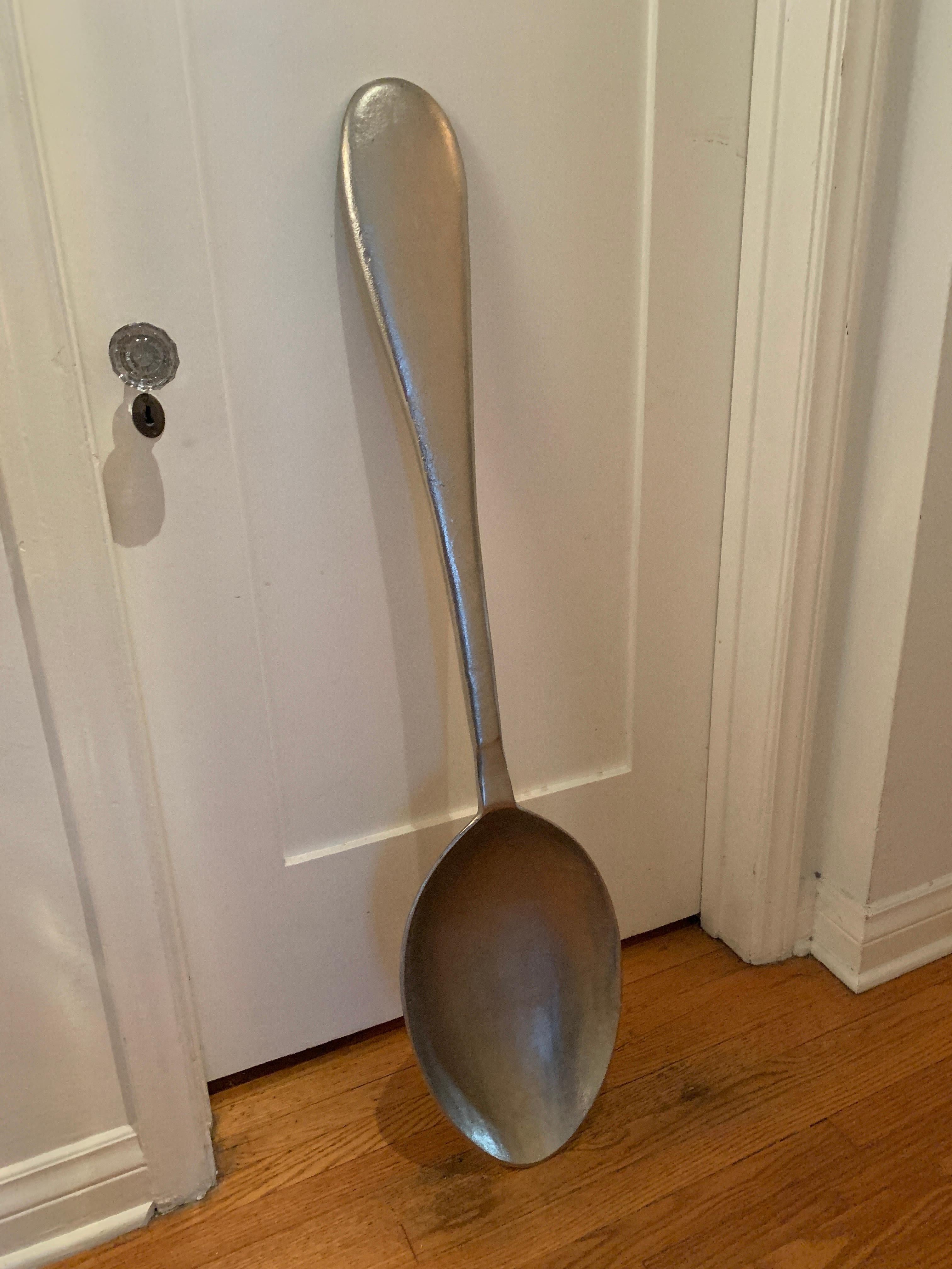 Curtis Jere Oversized Metal Spoon 1
