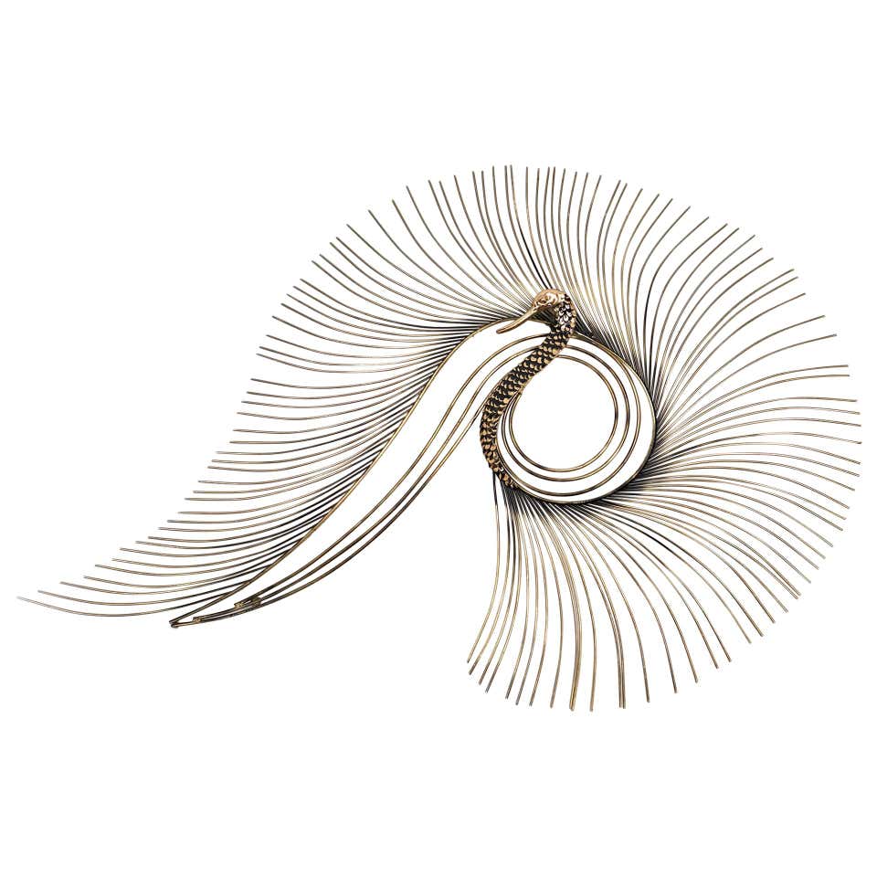 C. Jere Peacock Wall Sculpture at 1stDibs