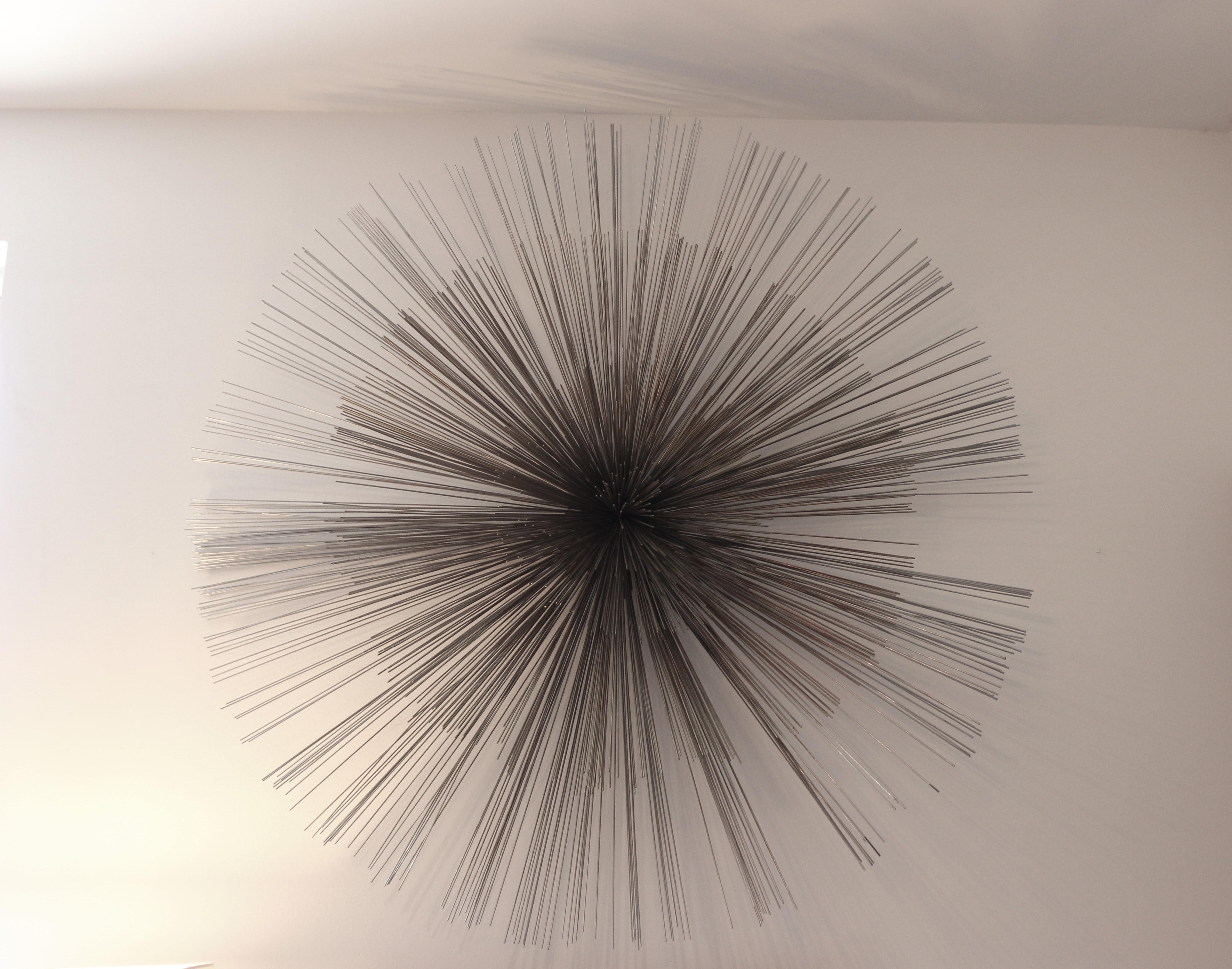 Curtis Jere Pom Pom Wall Sculpture In Good Condition In West Palm Beach, FL