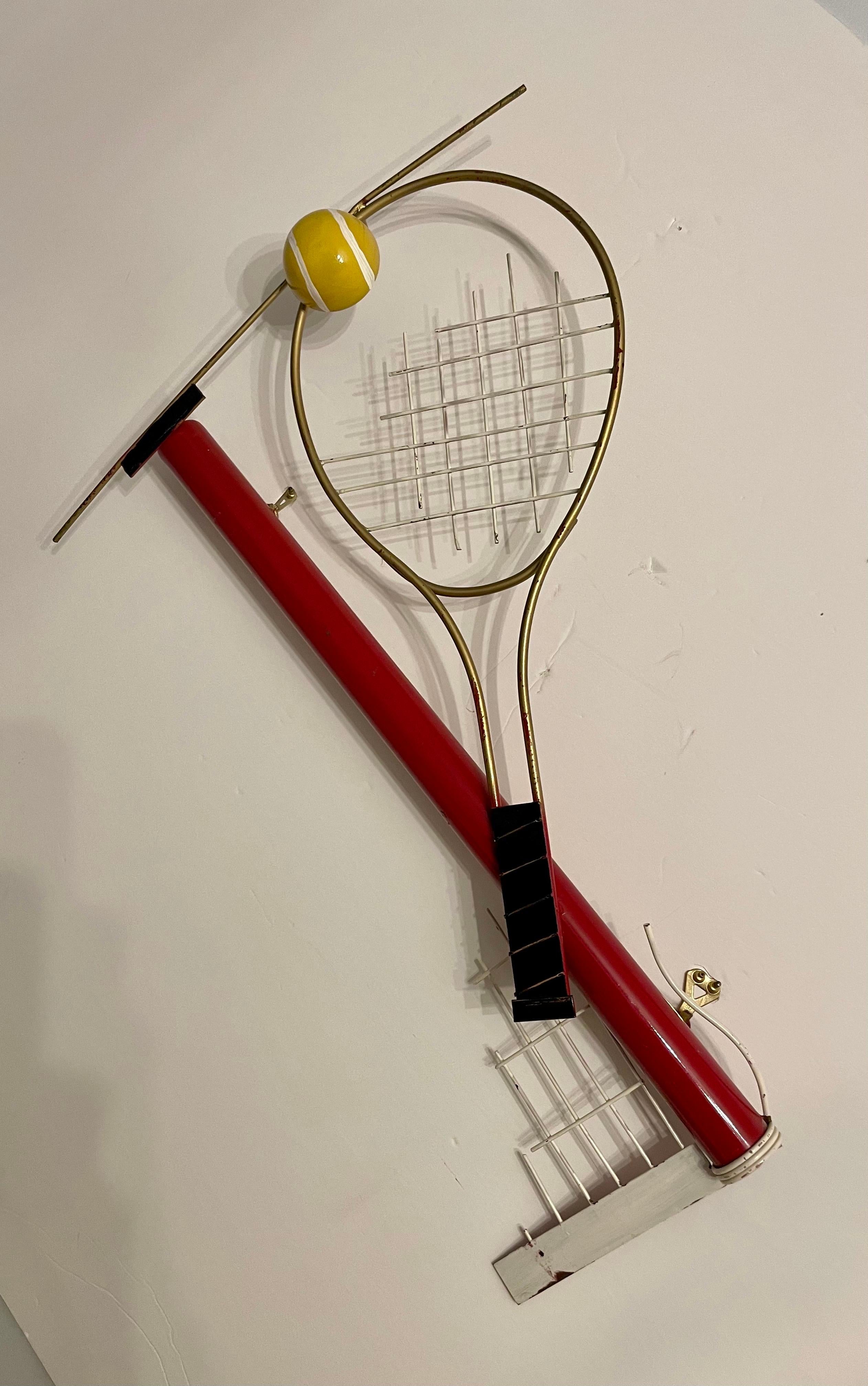Curtis Jere Arte Pop  1988 Escultura mural de tenis en Bueno estado para la venta en New York, NY