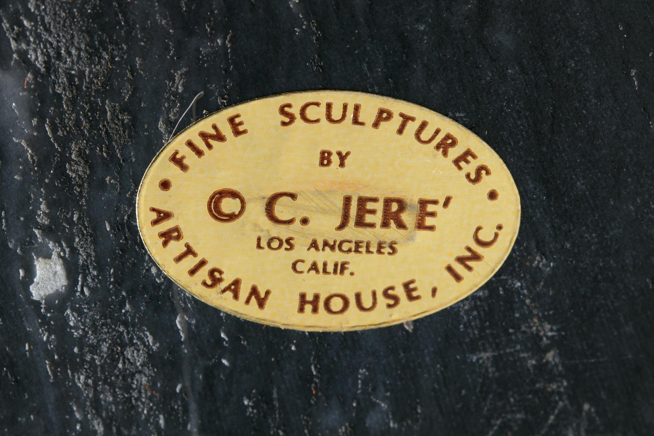 Sculpture de table post-moderne Curtis Jere en laiton, chrome et marbre, vers 1985 en vente 5