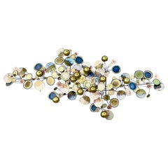 Curtis Jere Raindrops Wall Sculpture Signed 1975