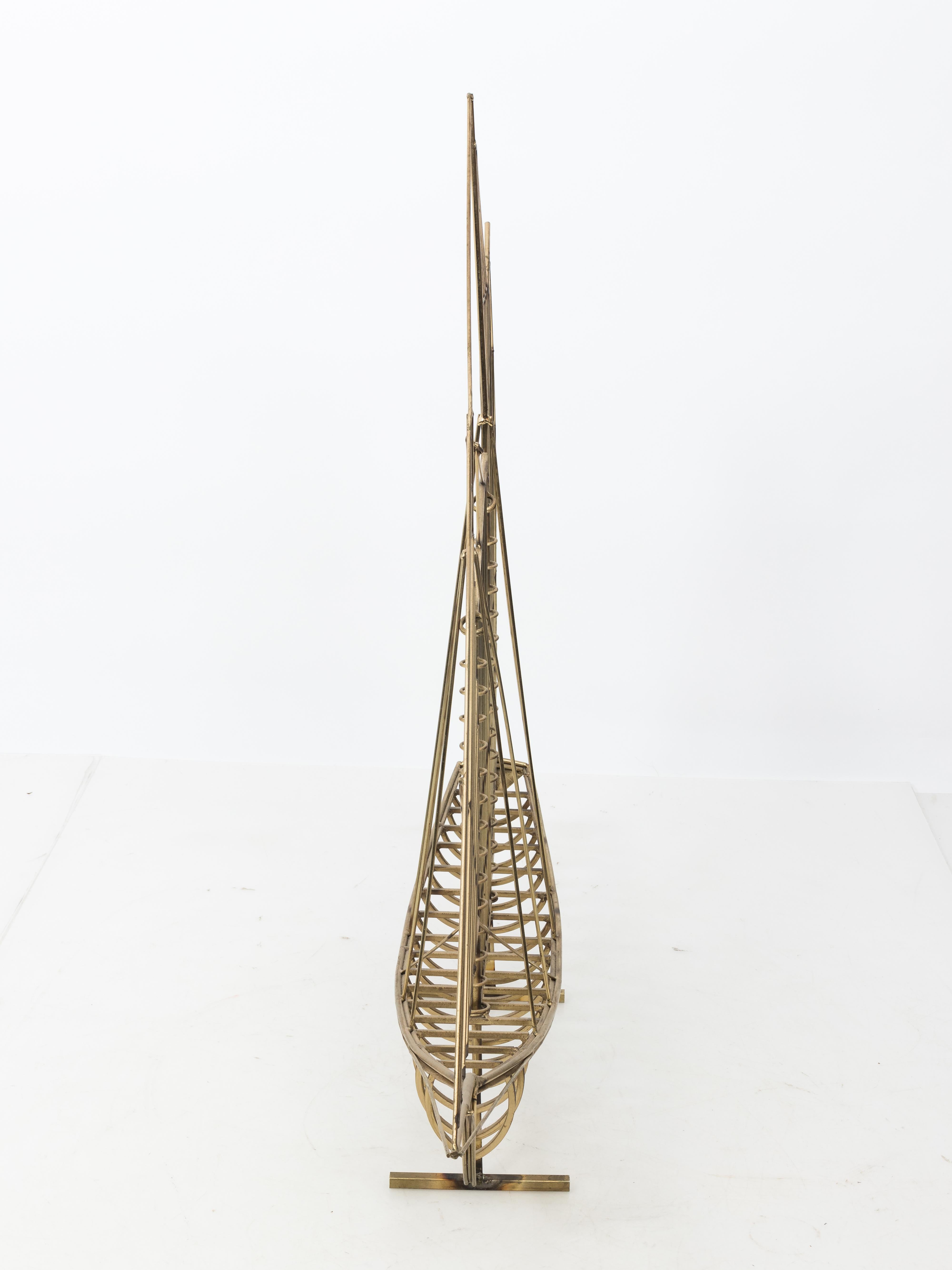 Curtis Jere Sail Boat Sculpture 4