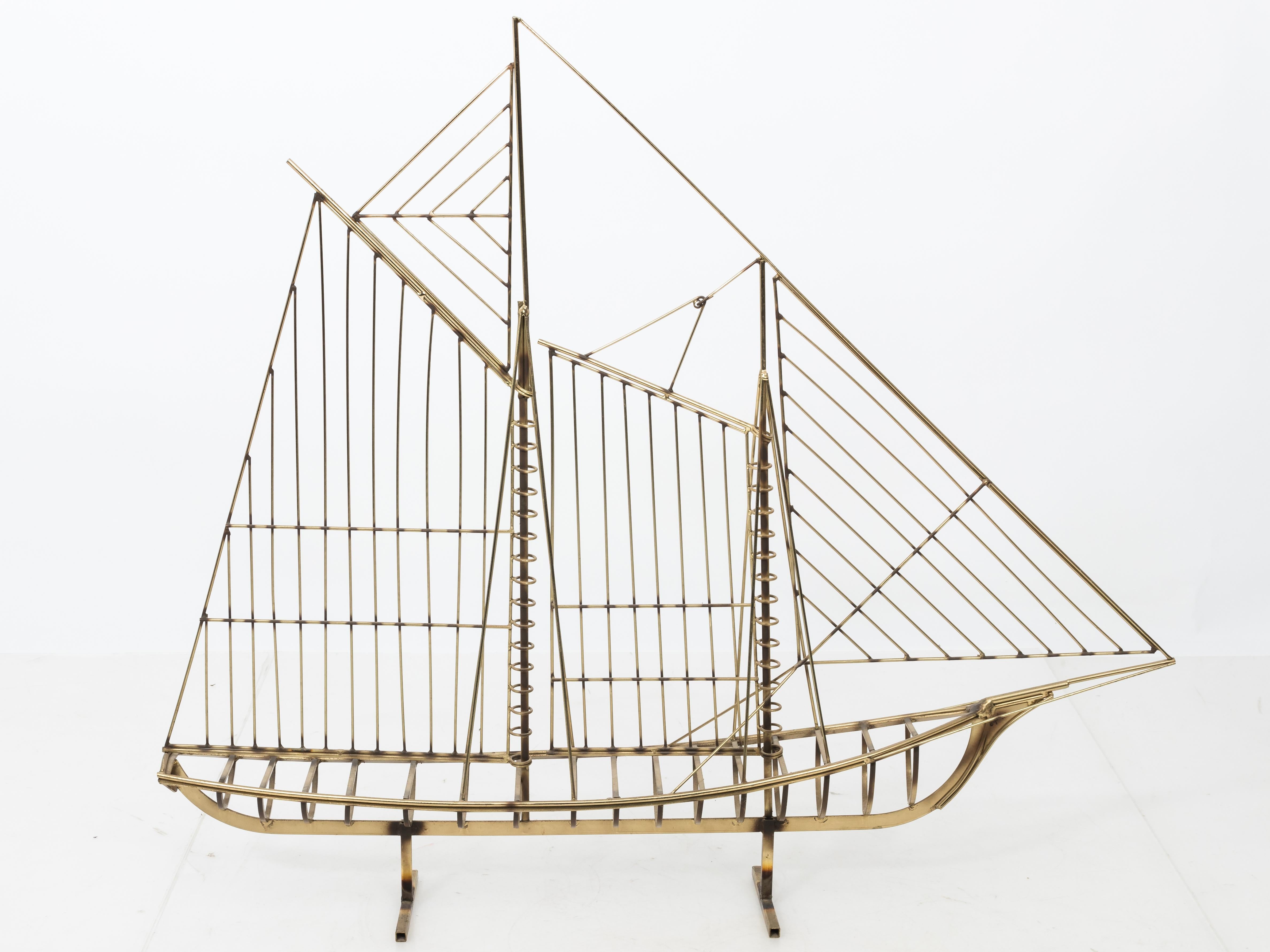 Curtis Jere Sail Boat Sculpture 5