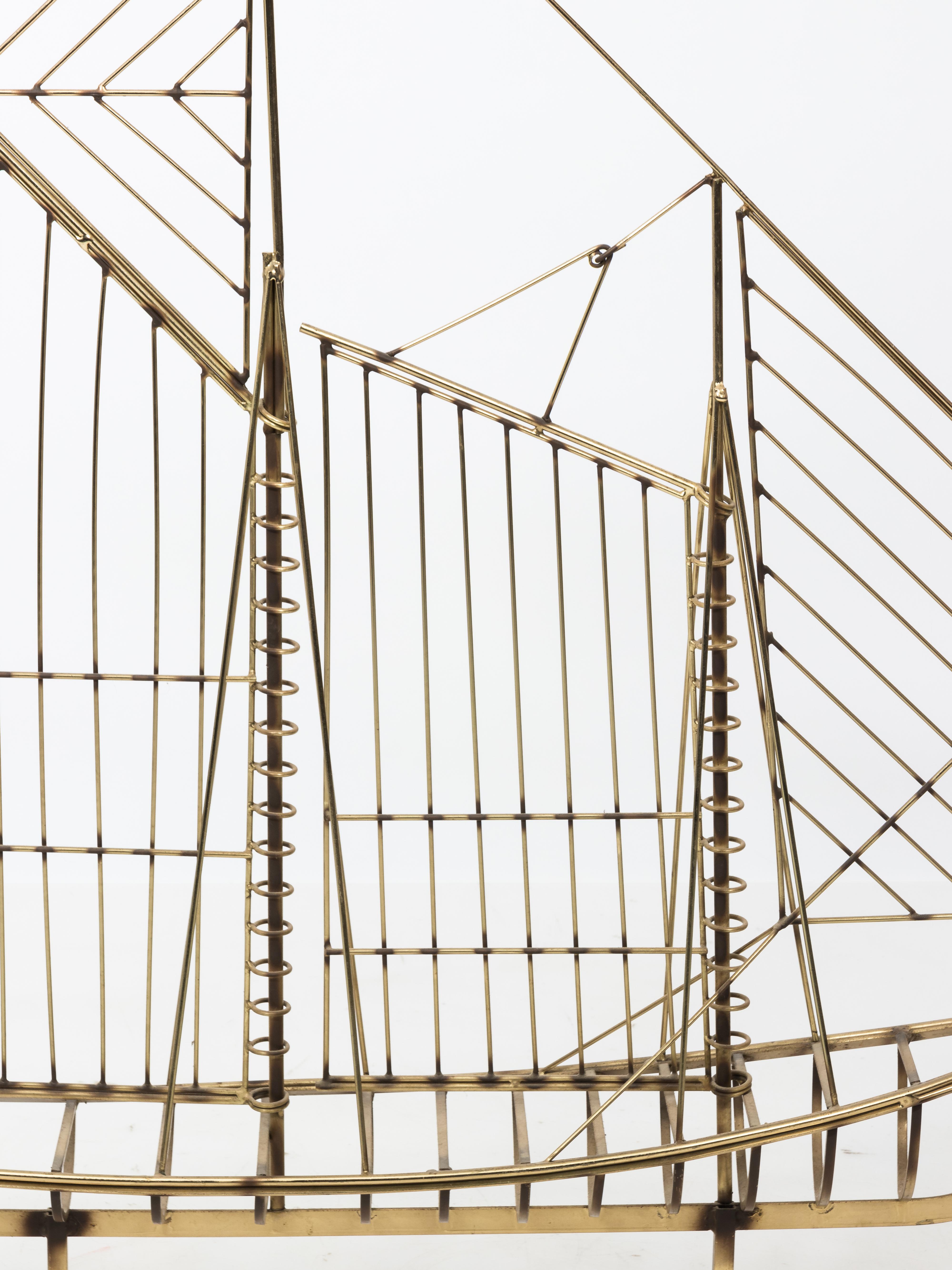 Curtis Jere Sail Boat Sculpture 6