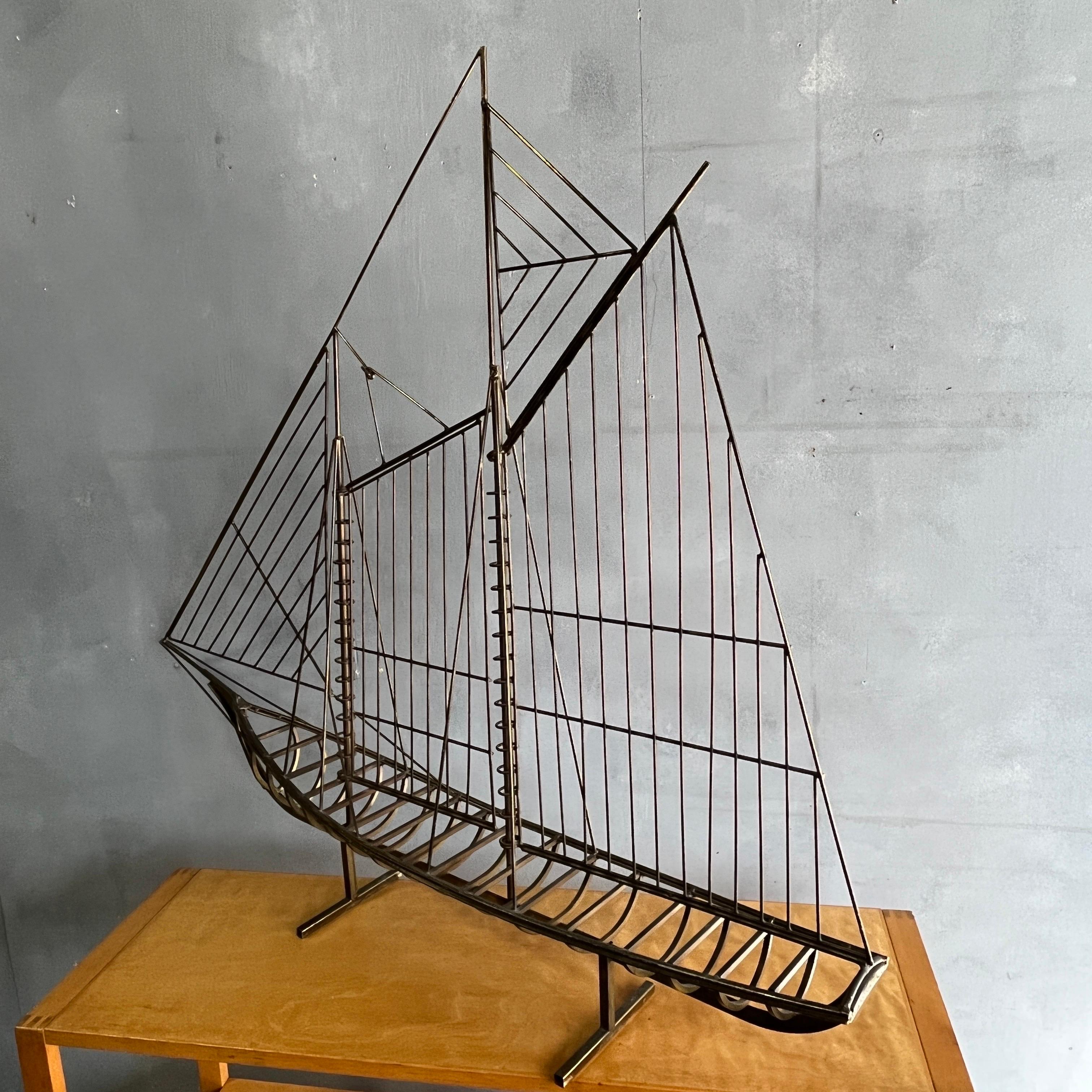 Curtis Jere Sailboat Sculpture 7