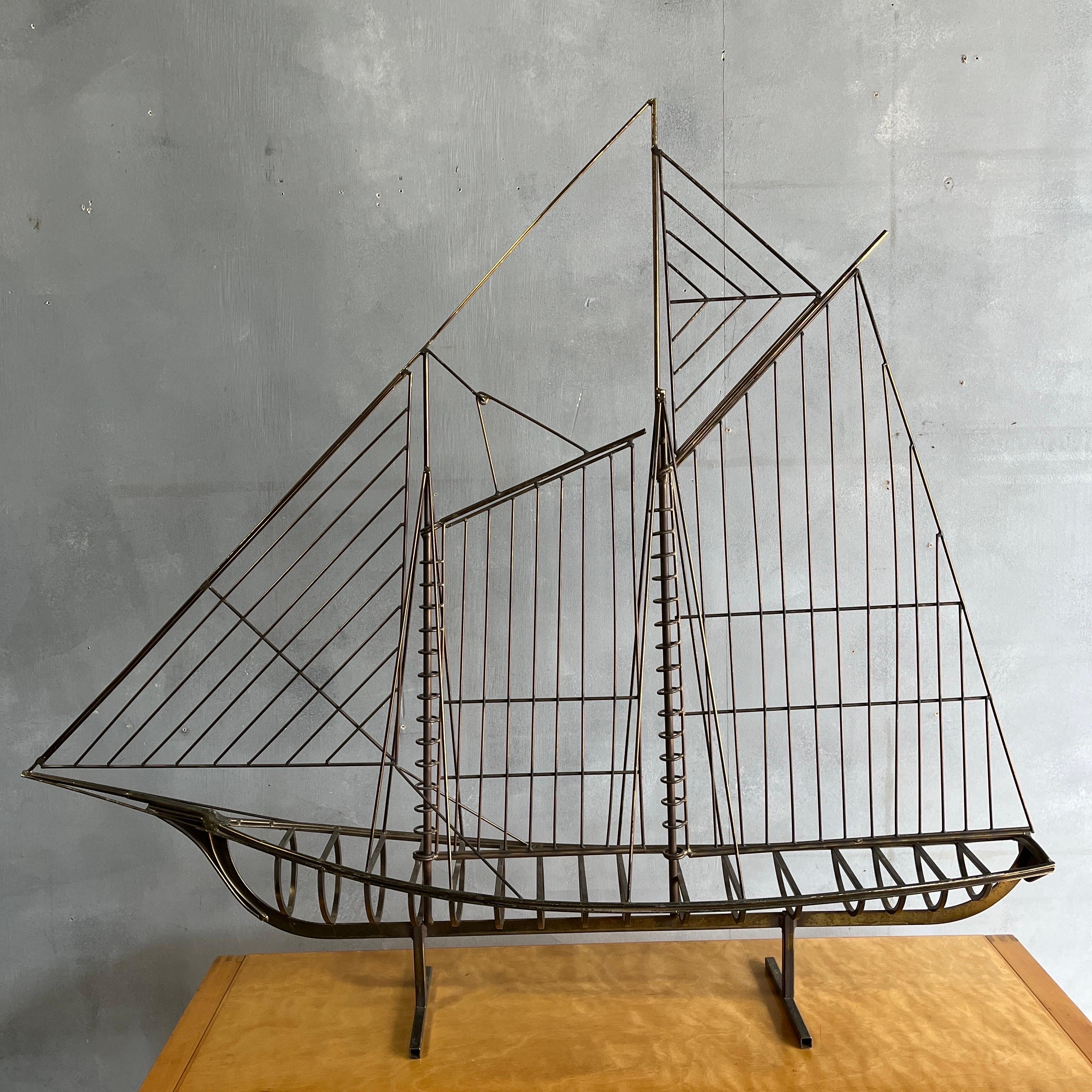 Curtis Jere Sailboat Sculpture 2