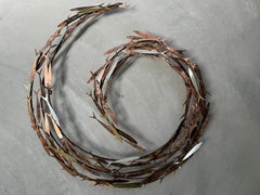 Curtis Jere "School of Fish" Wall Sculpture Mid Century