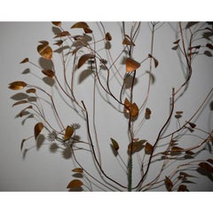 Curtis Jere Copper Metalwork Free Standing Tree c.1967