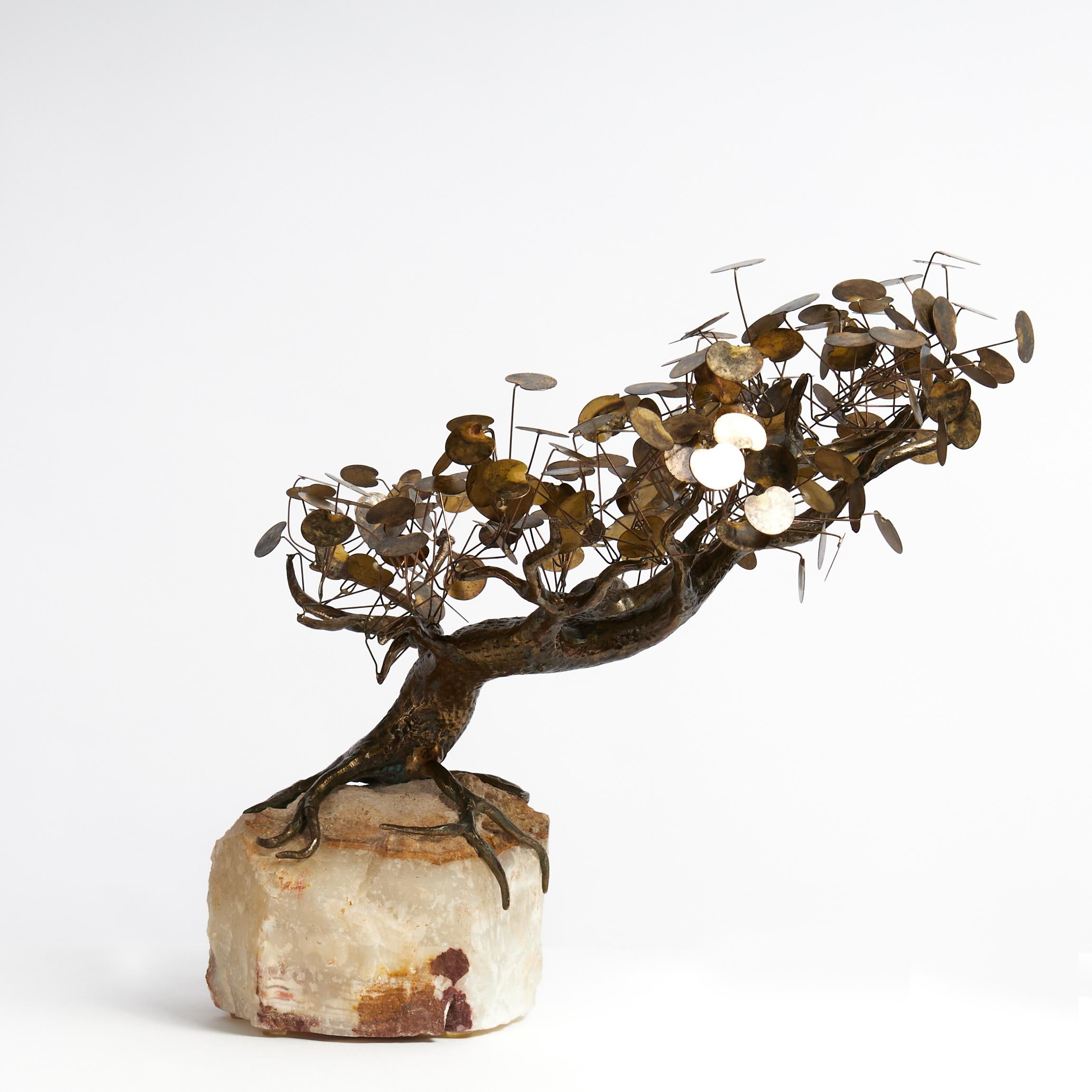 Mid Century Modern Tree Sculpture by Curtis Jere For Sale 2