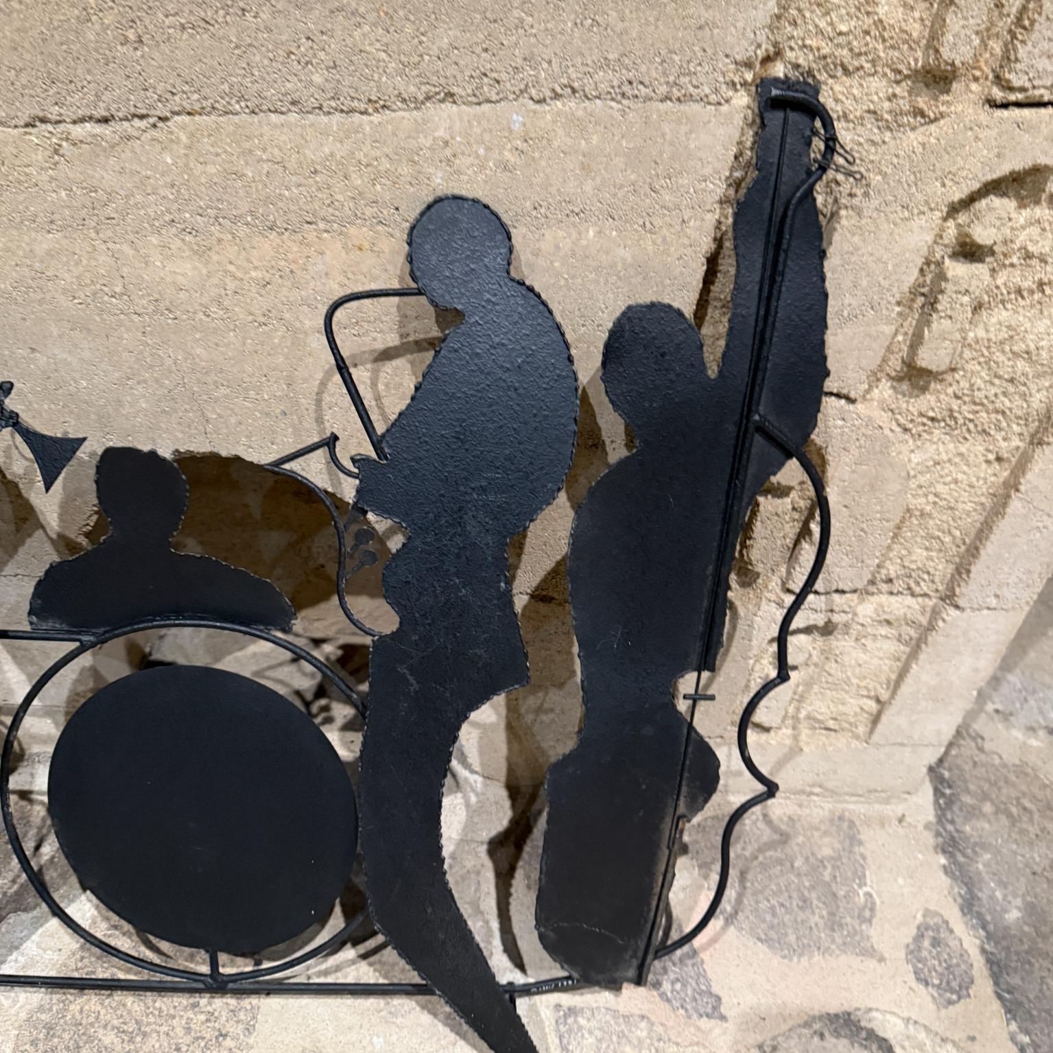 Curtis Jere Sculptures Musicians Jazz Scene Mid-Century Modern In Good Condition For Sale In Chula Vista, CA