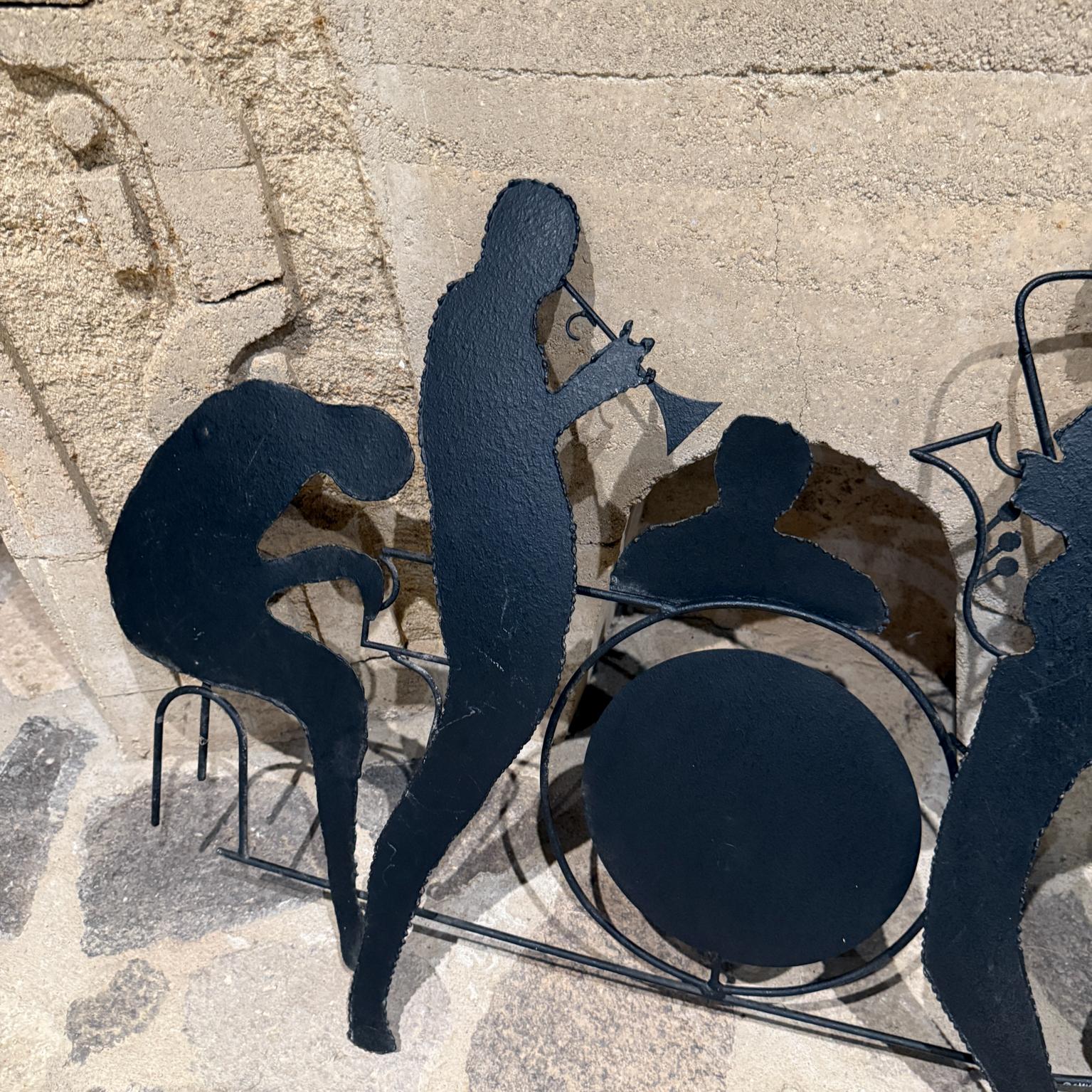 Late 20th Century Curtis Jere Sculptures Musicians Jazz Scene Mid-Century Modern For Sale