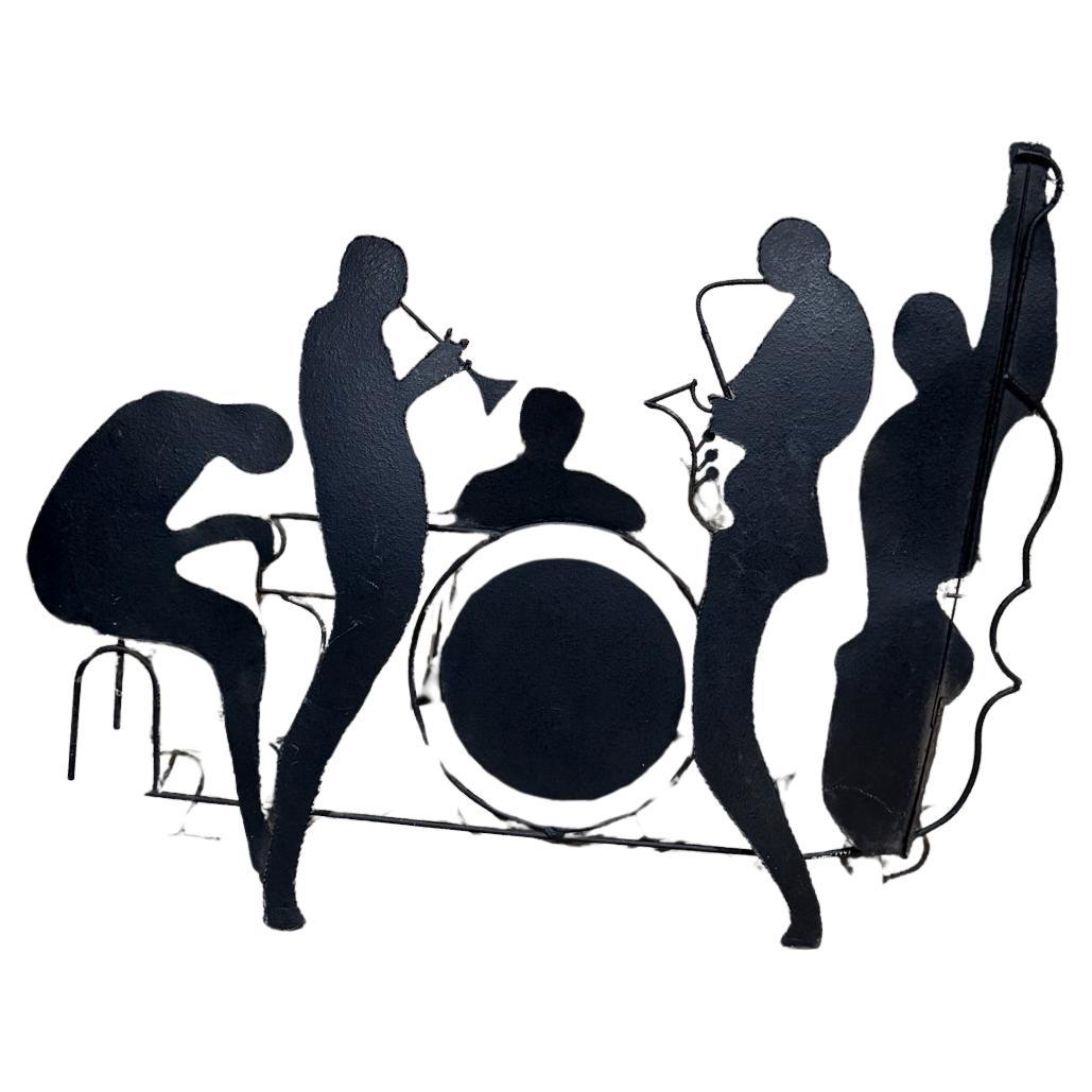 Curtis Jere Sculptures Musicians Jazz Scene Mid-Century Modern For Sale