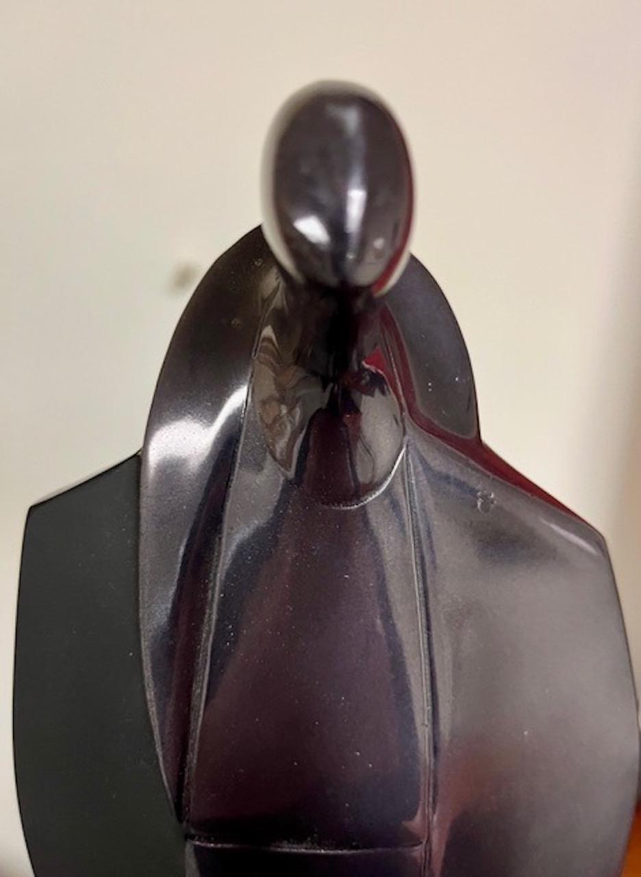 Curtis Jere Untitled (Figure)

Sculpture and base are metal, base appears to be aluminum
Signed and dated as shown in photograph

Curtis Jeré was the shared pseudonym of two artists, Curtis Freiler and Jerry Fels, who used enamel, brass, copper, and