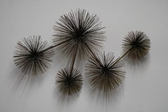 Curtis Jere Sea Urchin or Dandelions Wall Sculpture