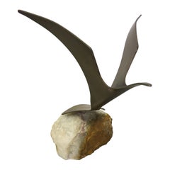 Curtis Jere Seagull on Marble Base