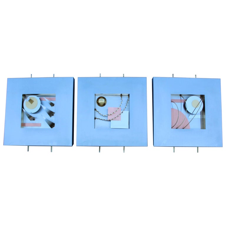 Curtis Jere Shadow Boxes Modern Wall Artwork For Sale at 1stDibs