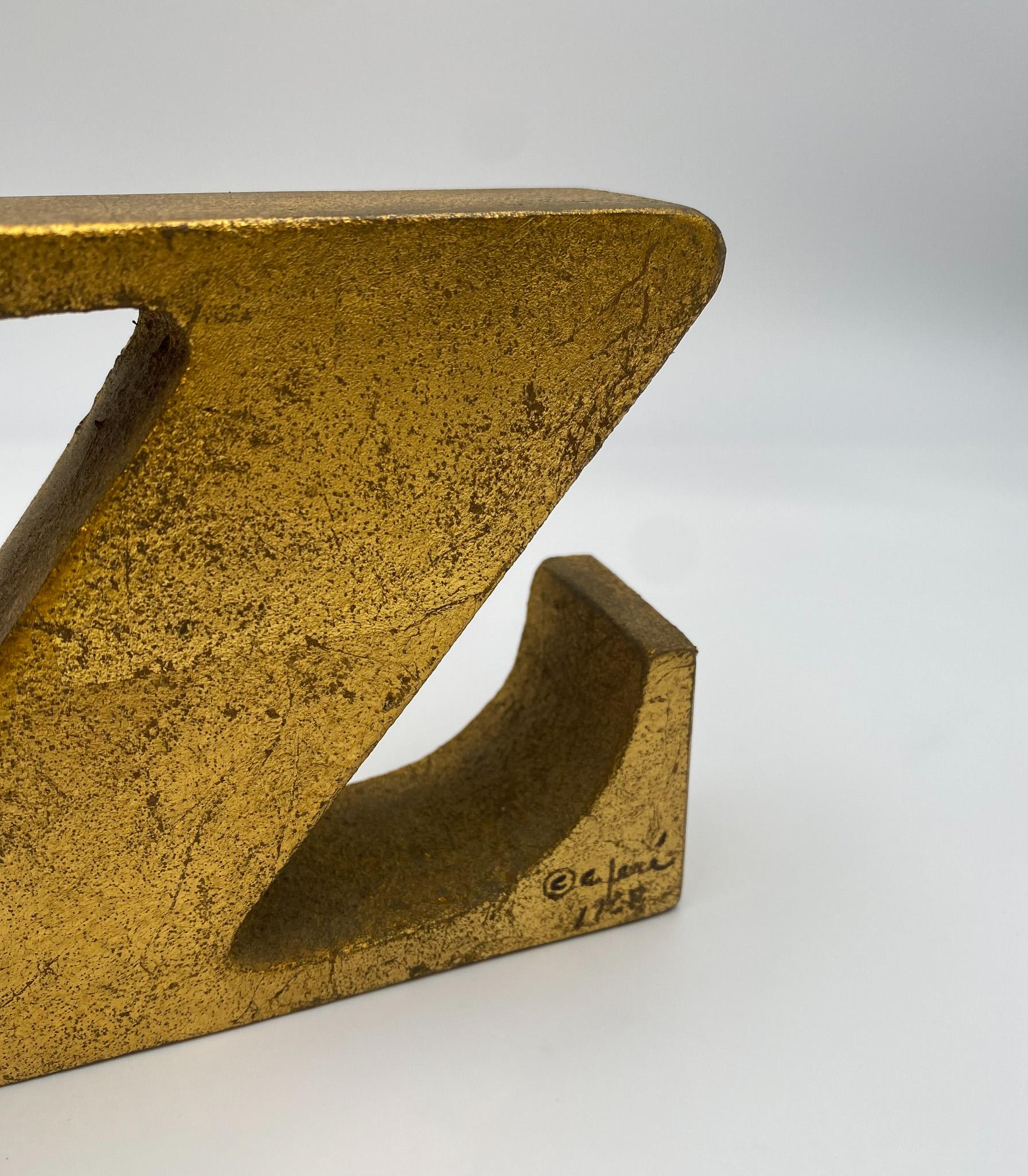 Curtis Jere Signed A to Z Bookends, United States, 1960's  For Sale 5