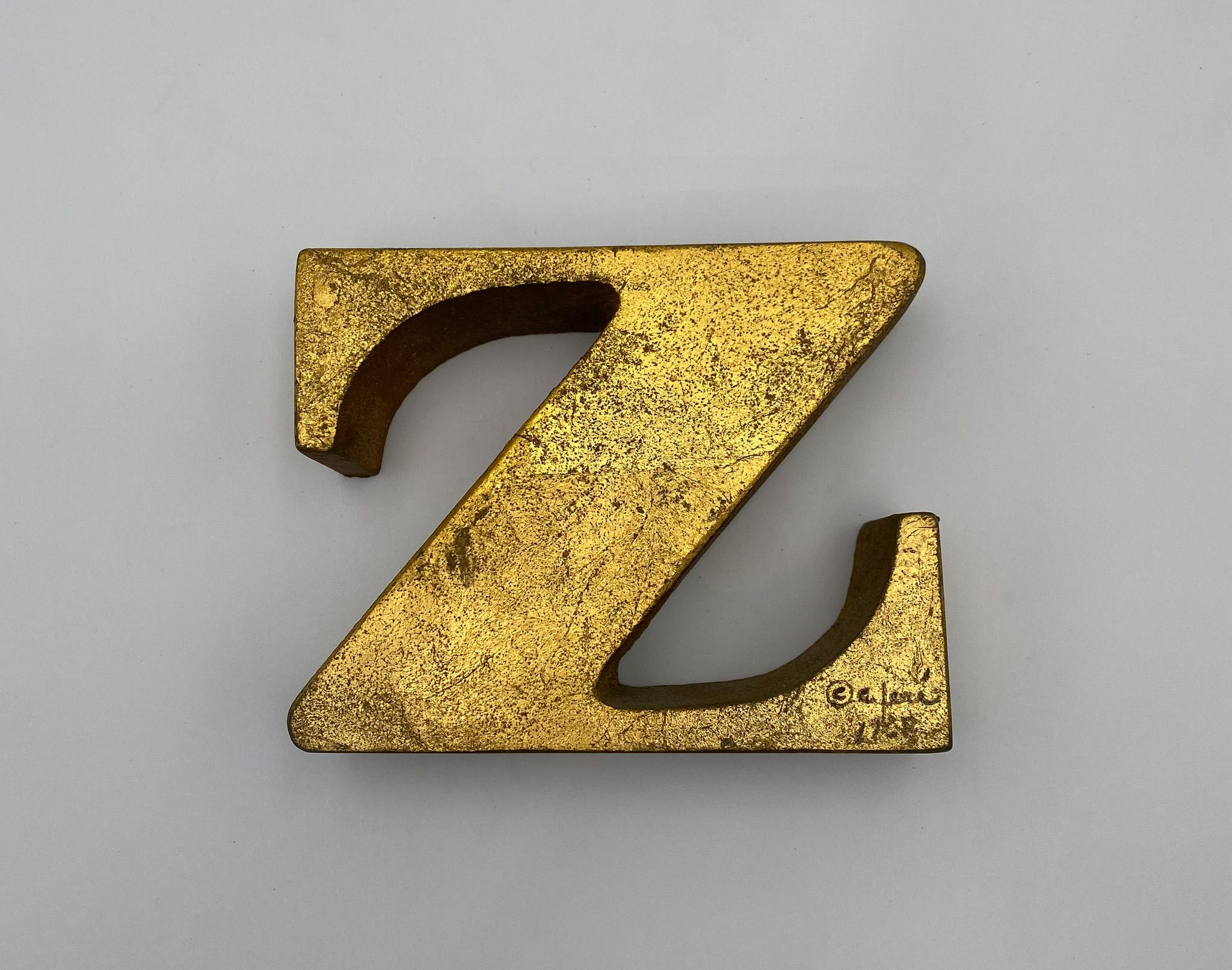 Curtis Jere Signed A to Z Bookends, United States, 1960's  For Sale 6