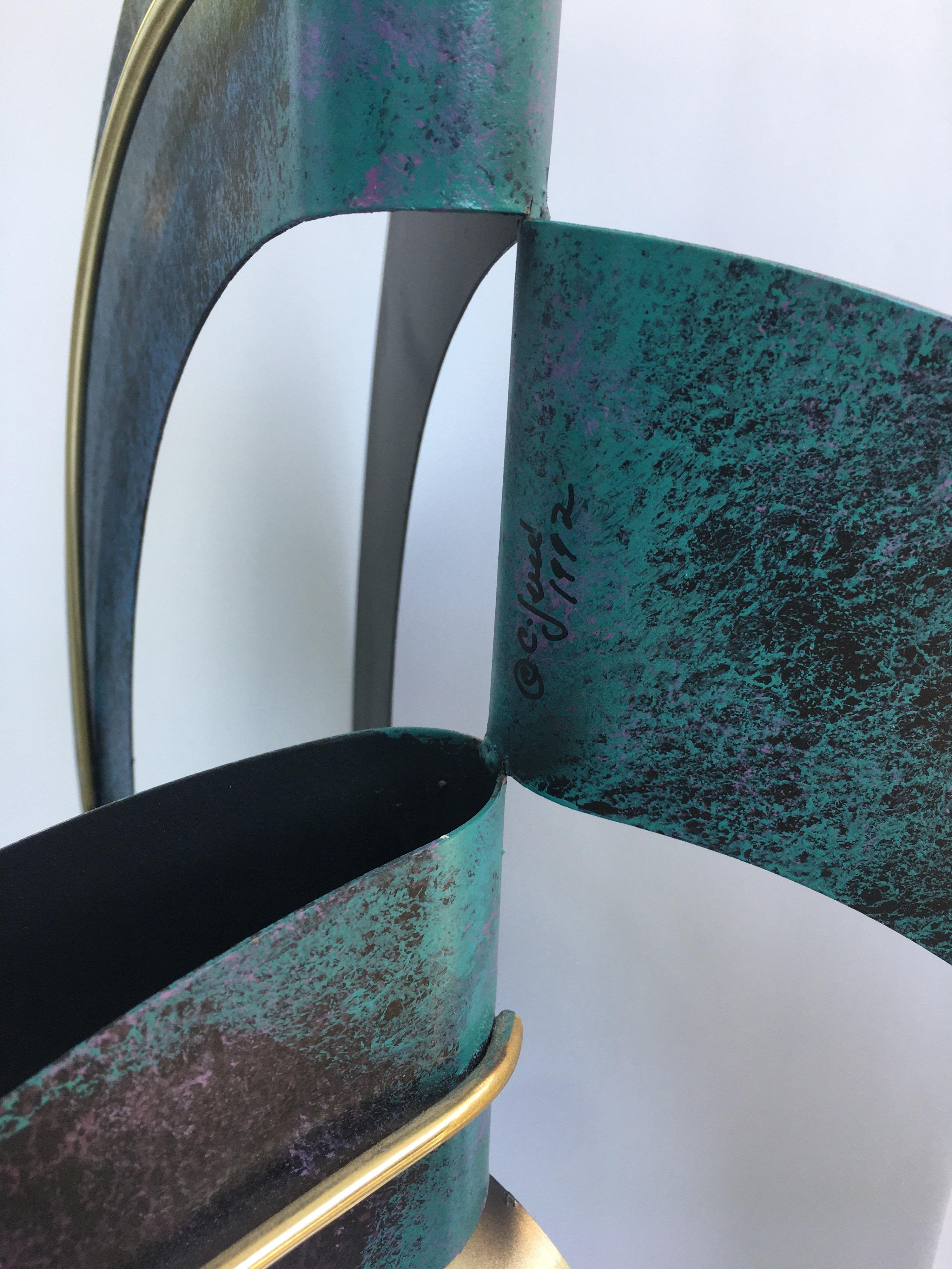 Curtis Jere Sphere and Circle Table Sculpture, 1990s 2