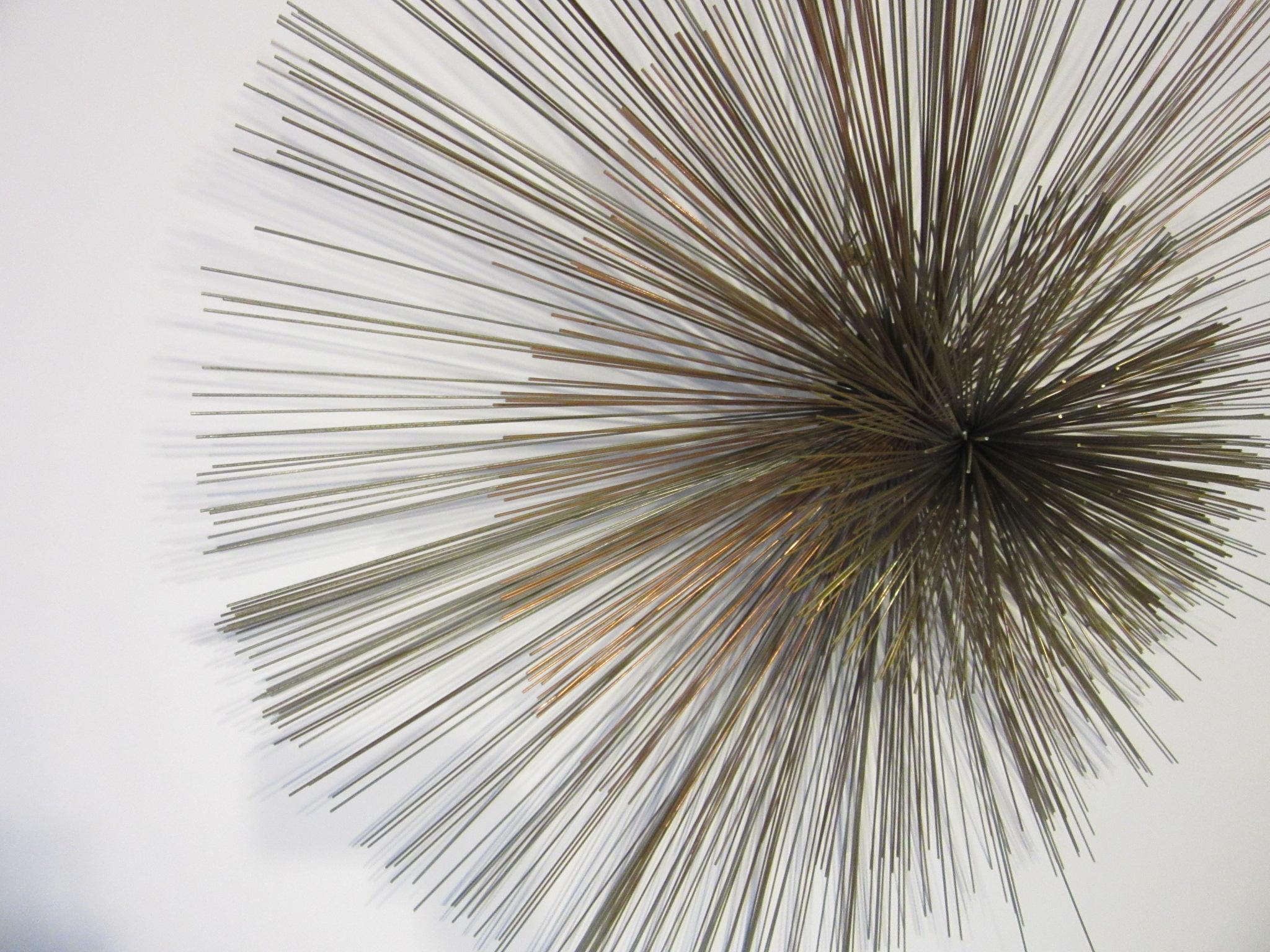 Curtis Jere Starburst Wall Sculpture In Good Condition In Cincinnati, OH