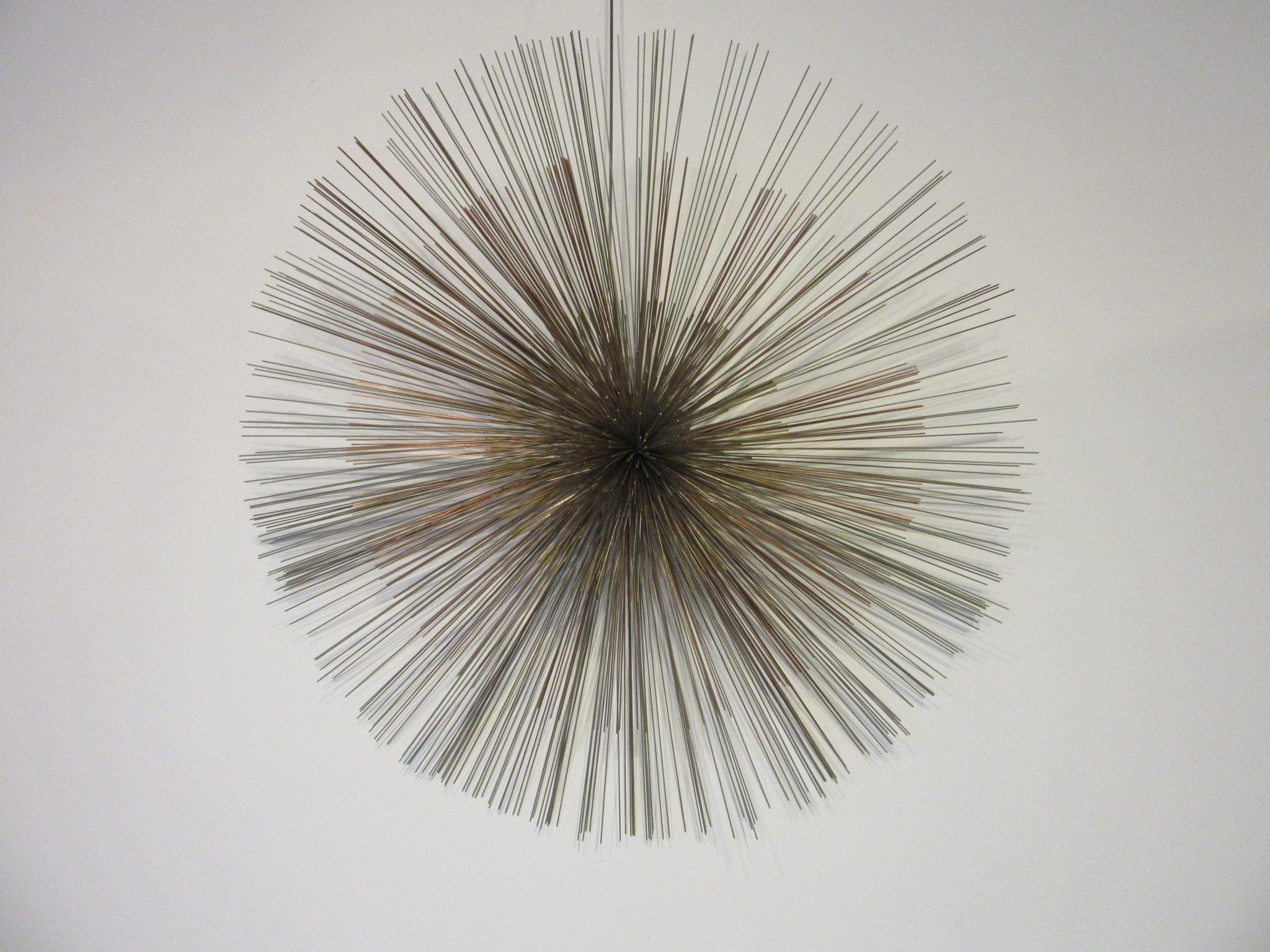 20th Century Curtis Jere Starburst Wall Sculpture