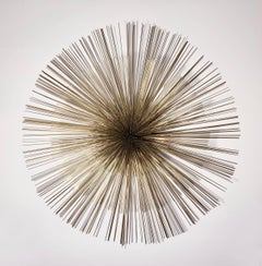 Signed Curtis Jere Starburst POM POM Abstract Wall Sculpture