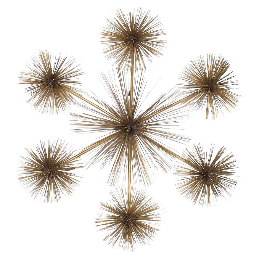 Curtis Jere Style Mid Century Pom Urchin Sculpture For Sale