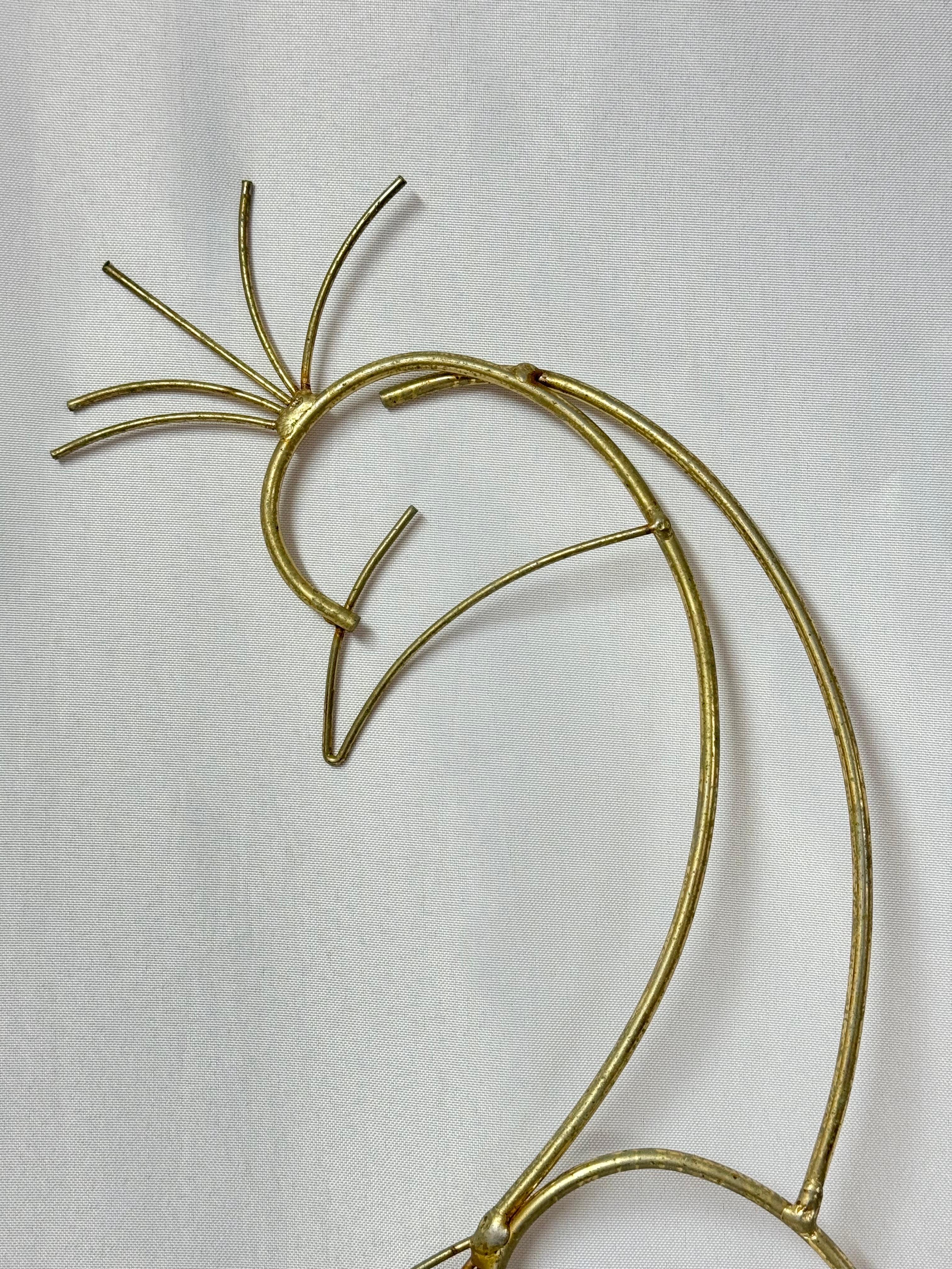 Curtis Jere Style Peacock Wall Sculpture For Sale 10