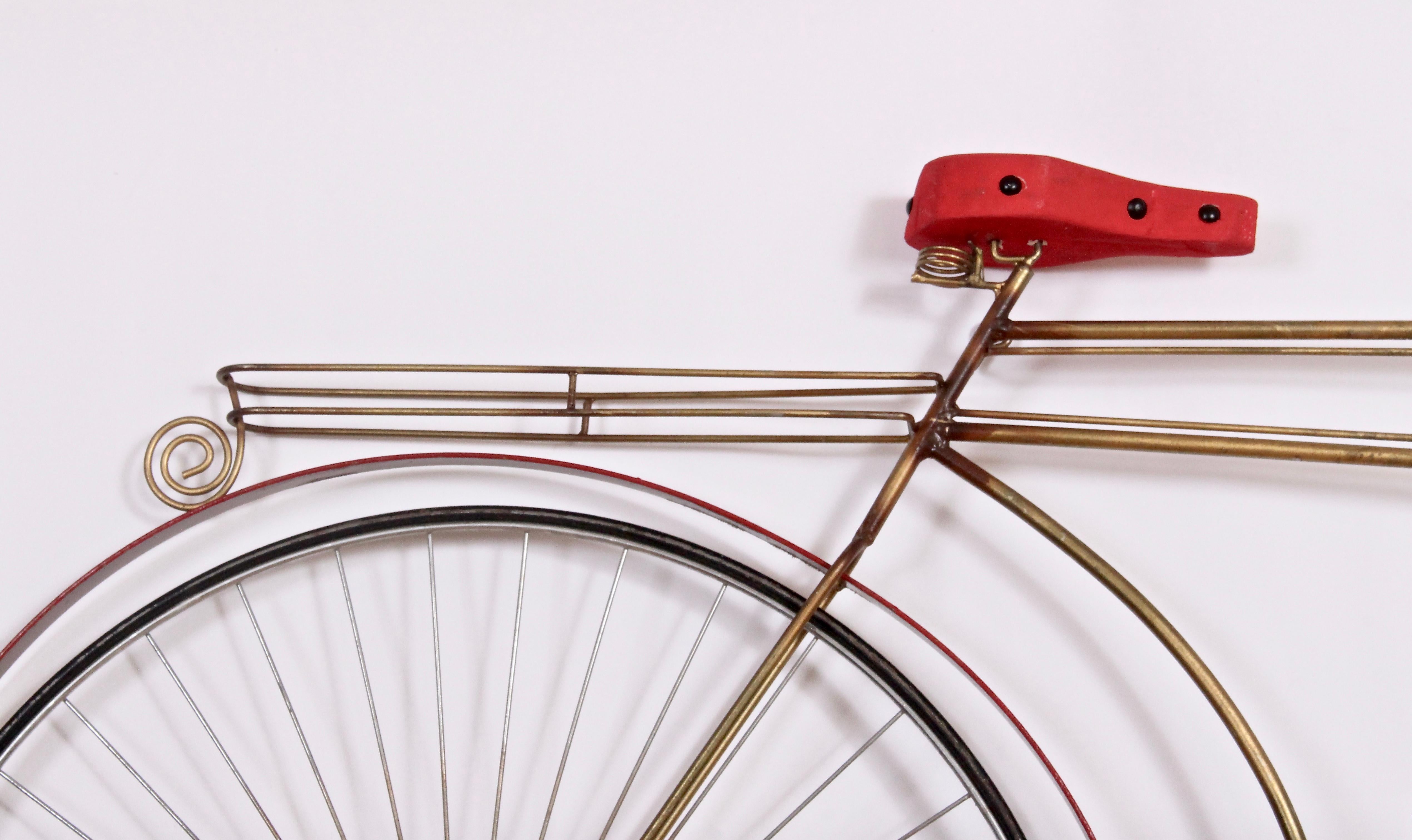 wooden bike wall mount