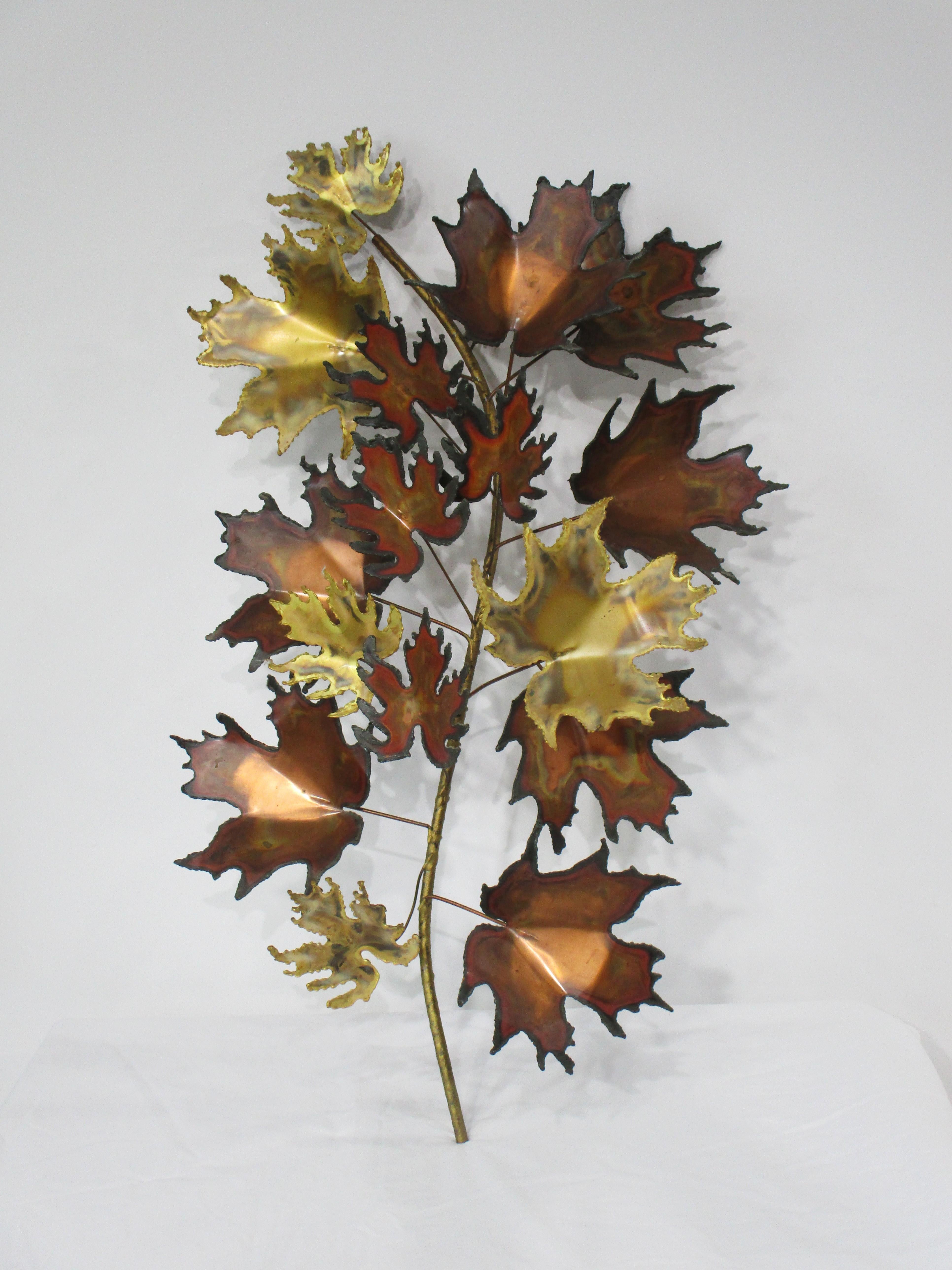 Curtis Jere Escultura de Pared de Hoja de Metal Brutalista Cortada con Soplete en venta 5