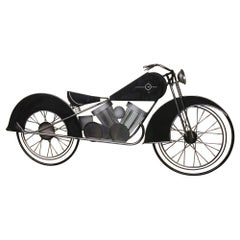 Curtis Jere Wall Hanging Motorcycle Sculpture