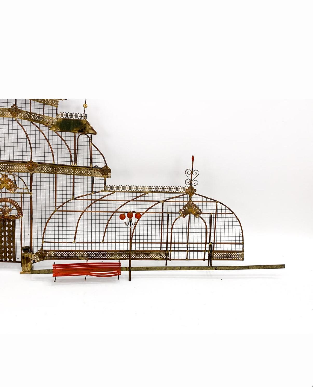 Sculpture murale de Curtis Jere Conservatoire de fleurs Art mural architectural en vente 2