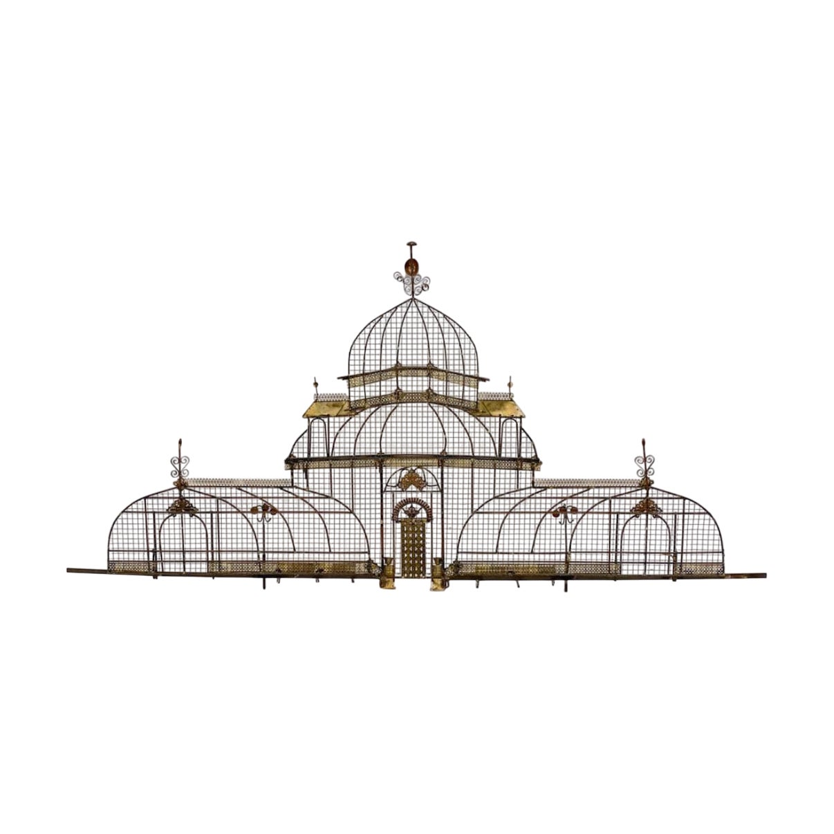 Sculpture murale de Curtis Jere Conservatoire de fleurs Art mural architectural en vente