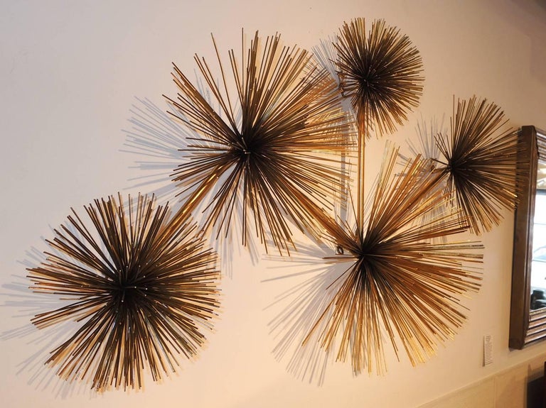 Curtis Jere Wall Sea Urchin Sculpture at 1stDibs