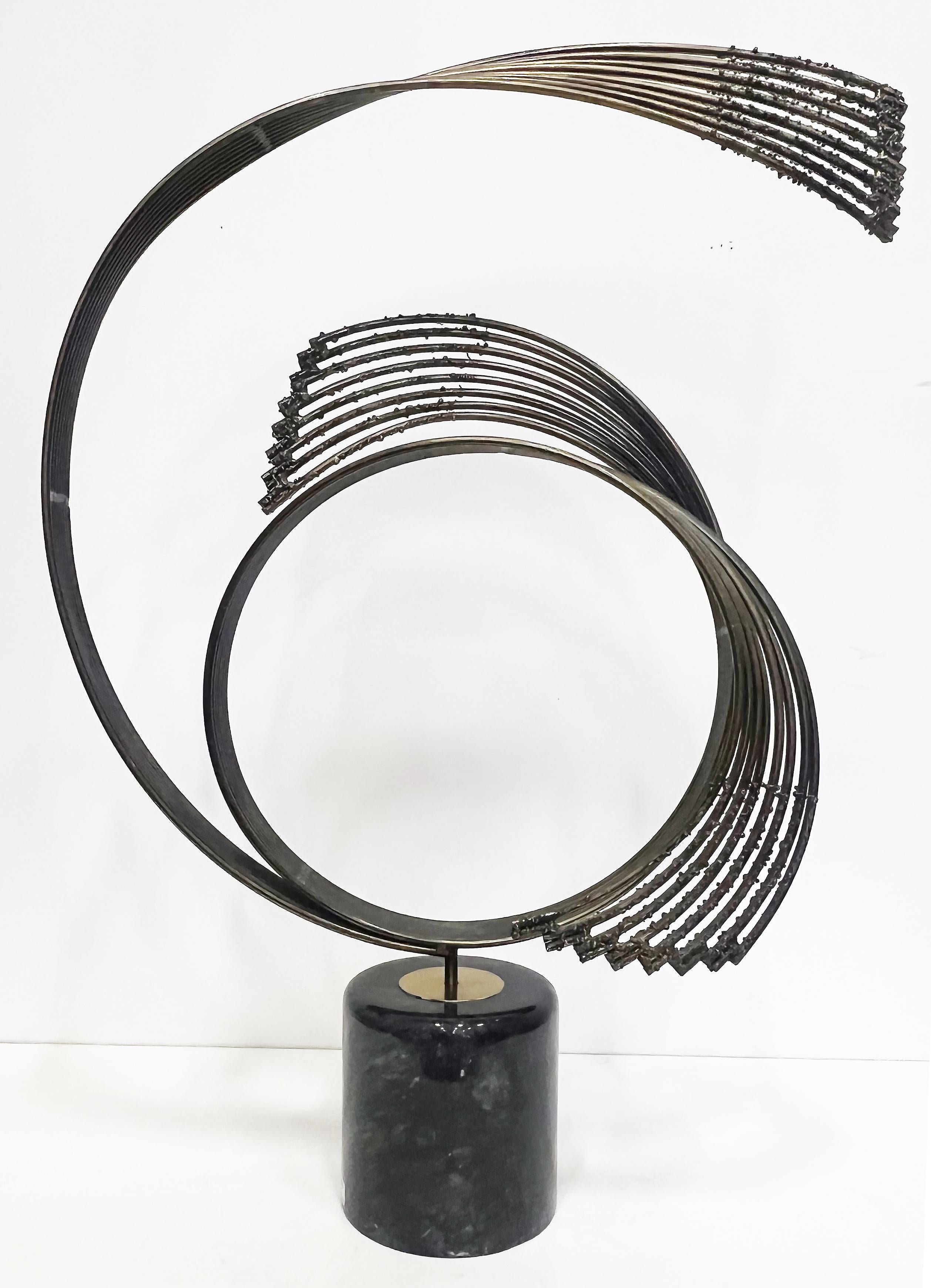 Americano Scultura brutalista di Curtis Jere 