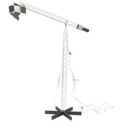 Curtis Jere's Iconic Handcarfted Crane Lamp from 1977