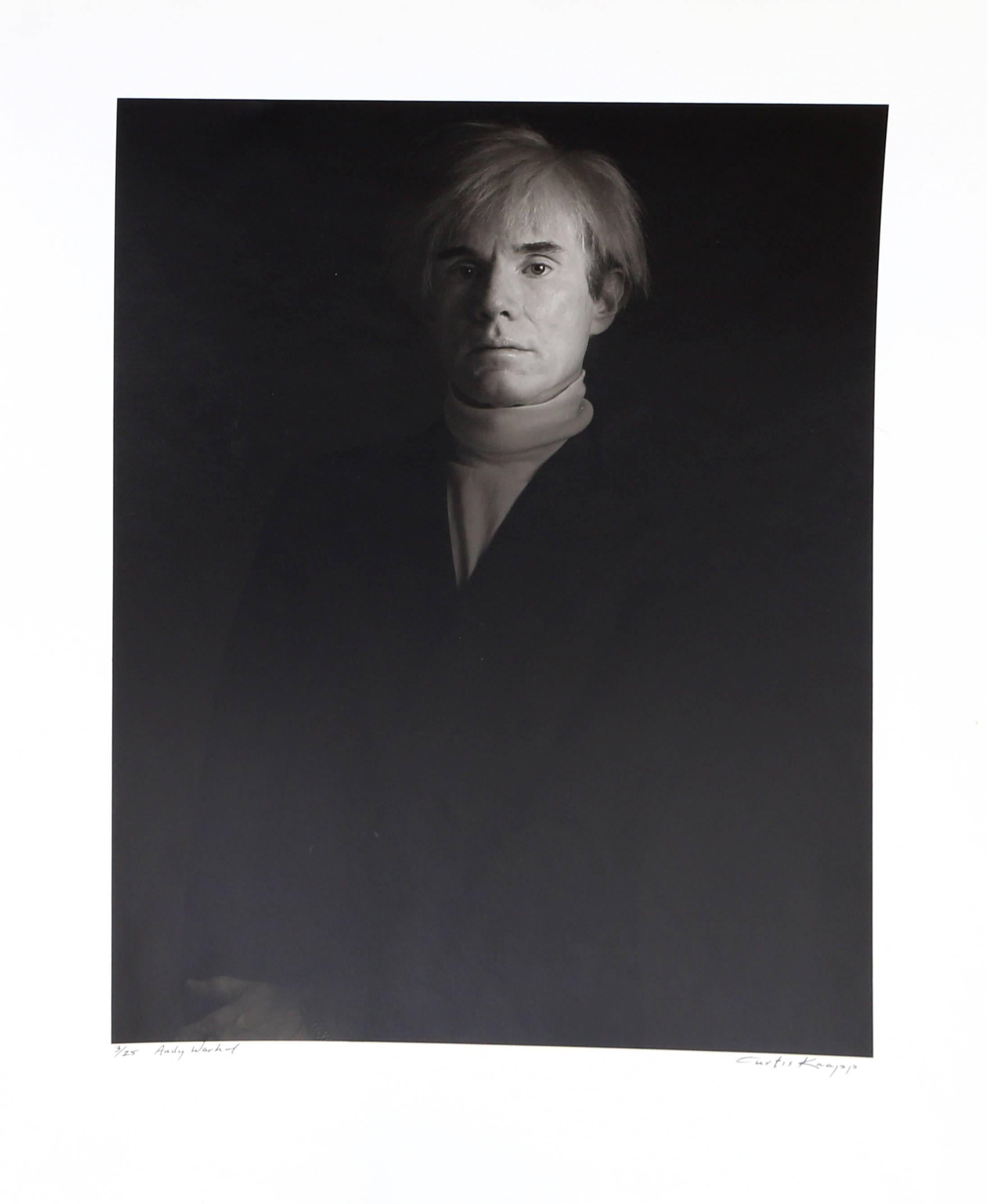 Andy Warhol Photo Portrait by Curtis Knapp