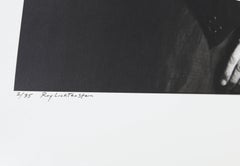 Roy Lichtenstein, photo imprimée en argent sur papier fibre de Curtis Knapp