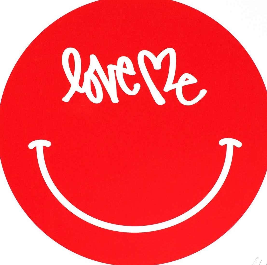 Curtis Kulig Love Me screen print (Love Me by Curtis Kulig) For Sale 1