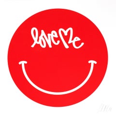 Curtis Kulig Love Me Red screen print